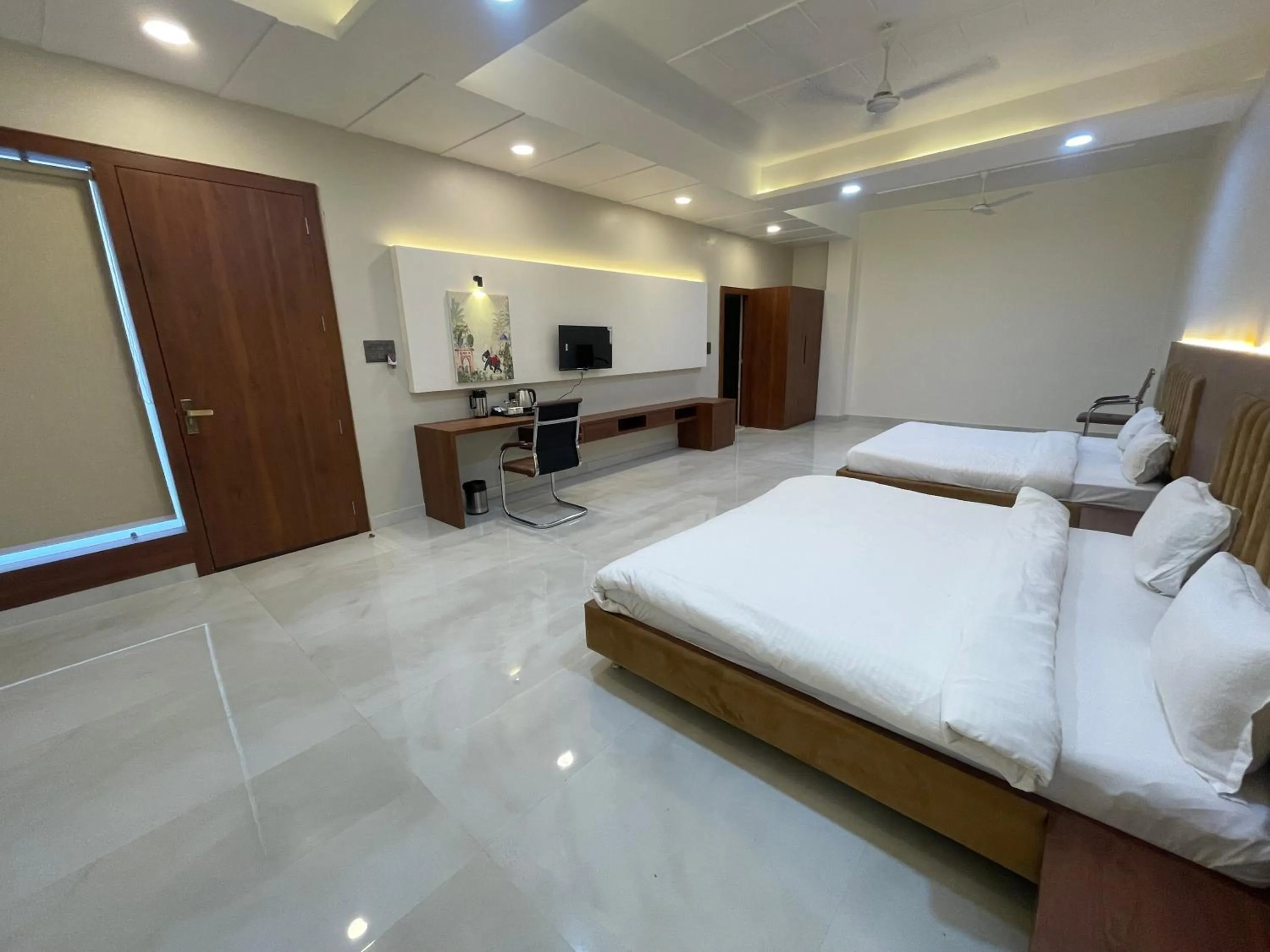 Bed in The Kedar Resort