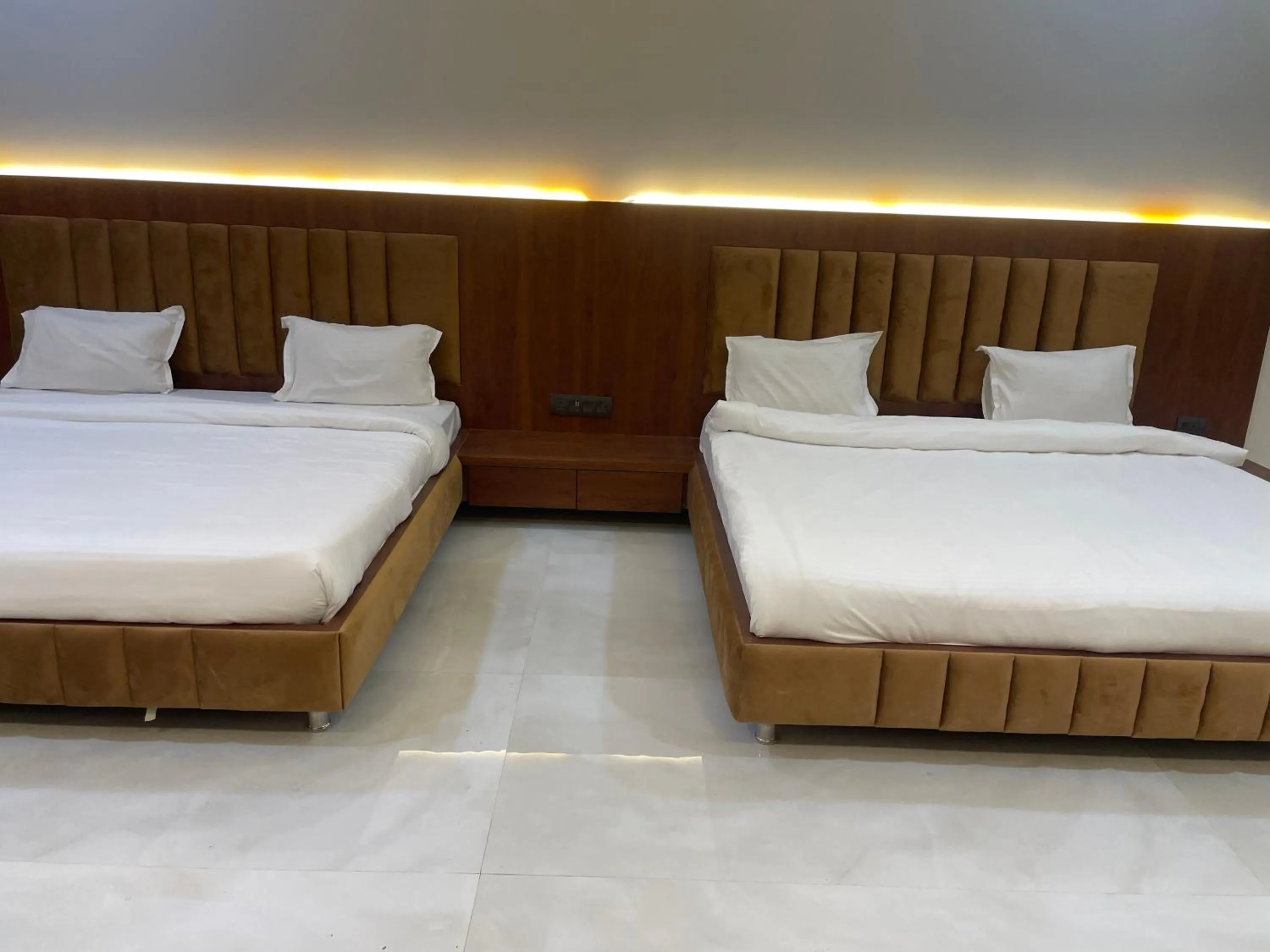 Bed in The Kedar Resort