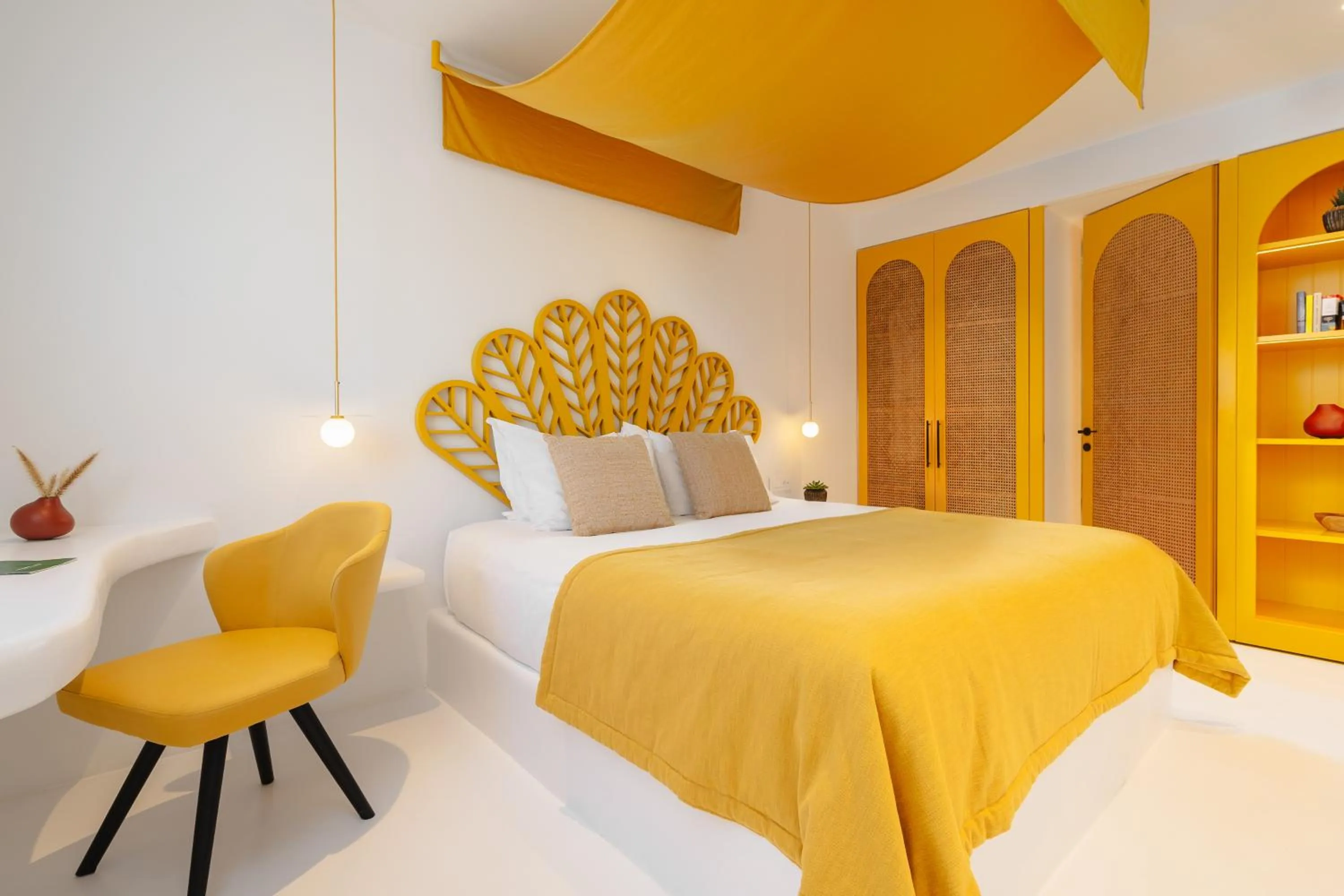 Bedroom, Bed in Croco Mykonos