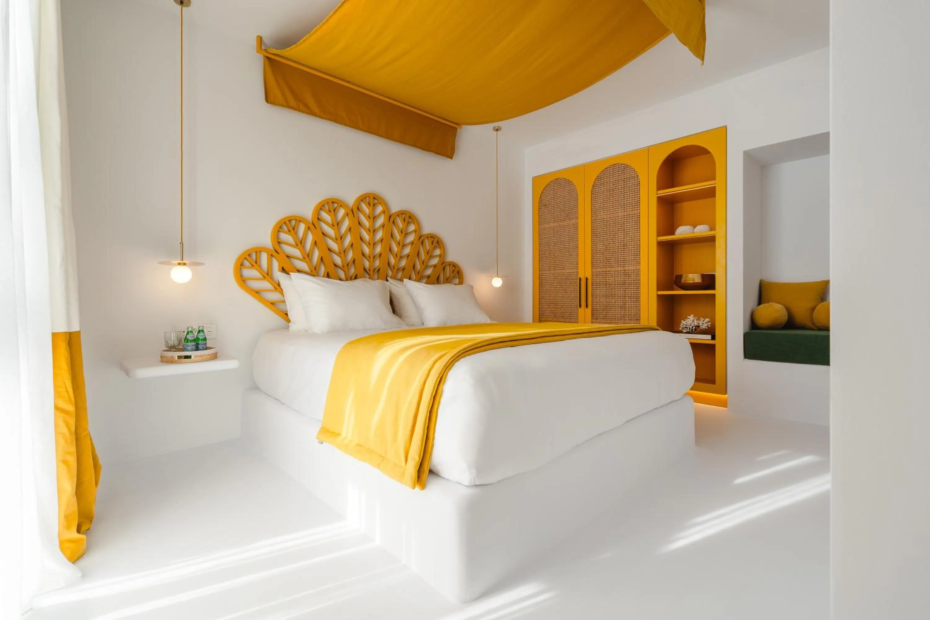 Bedroom, Bed in Croco Mykonos