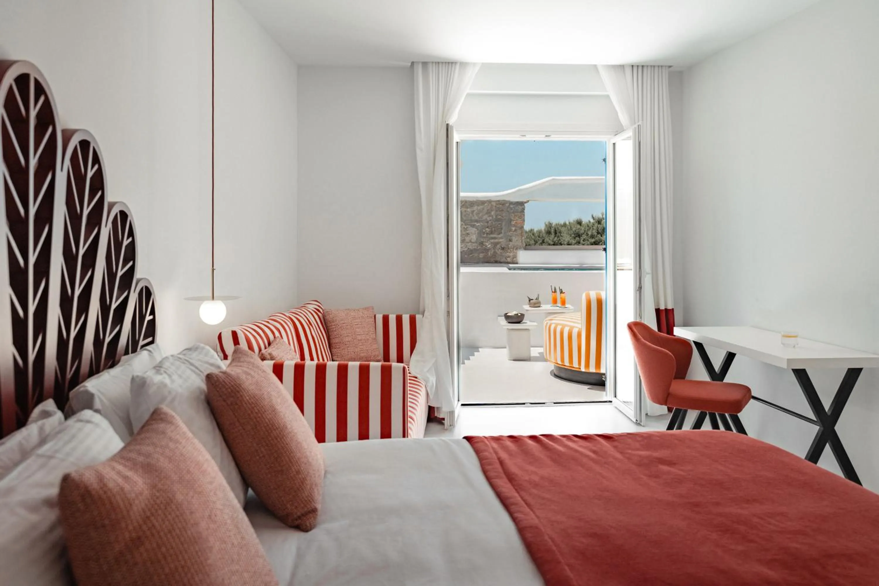 View (from property/room), Bed in Croco Mykonos