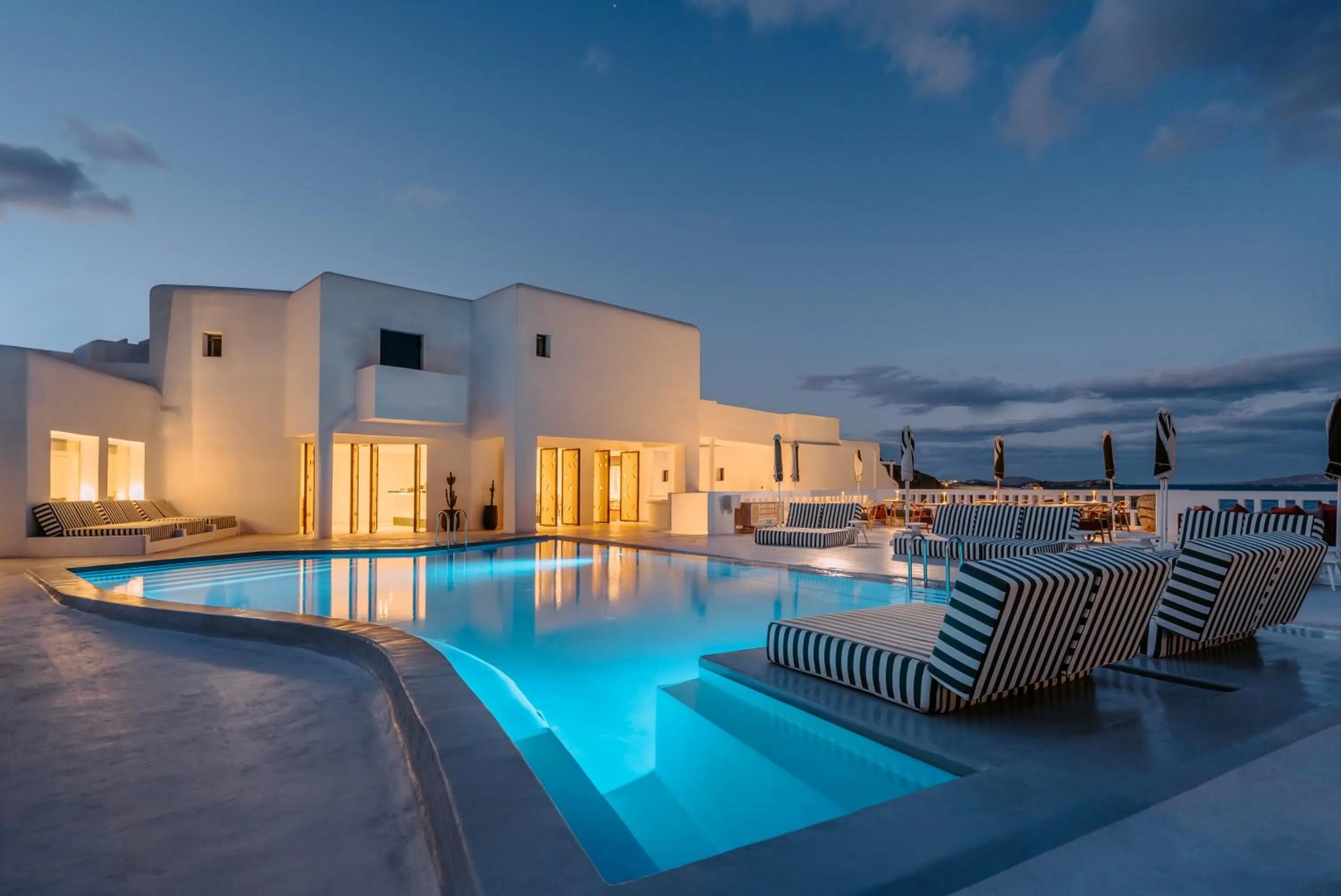 Pool view in Croco Mykonos