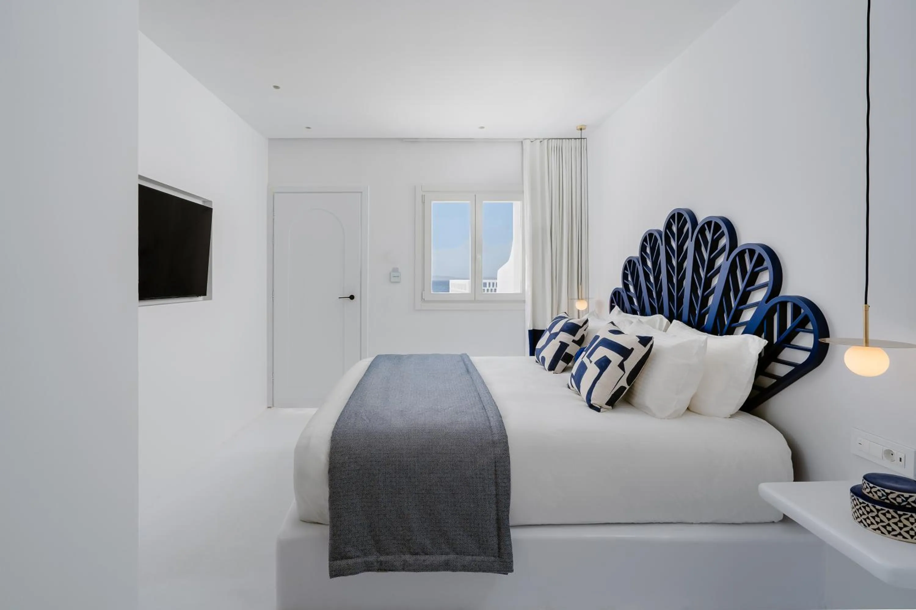 Bedroom, Bed in Croco Mykonos