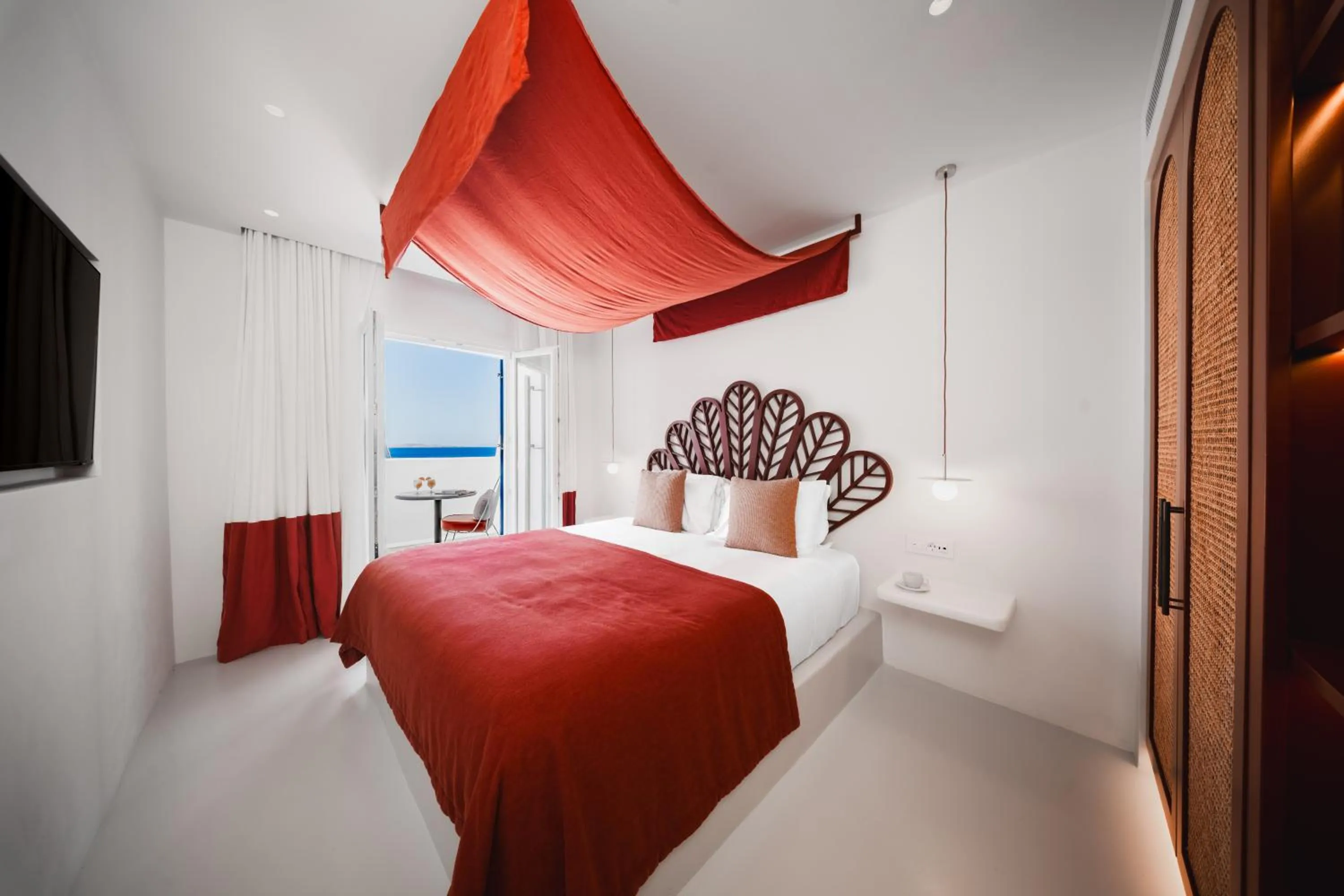 Bedroom, Bed in Croco Mykonos