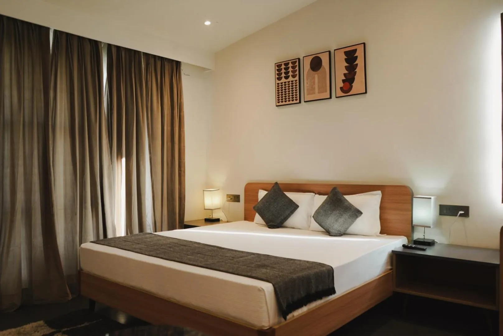 Bedroom, Bed in Bir Valley Retreat