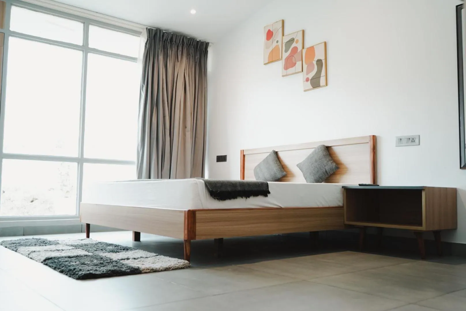 Bed in Bir Valley Retreat