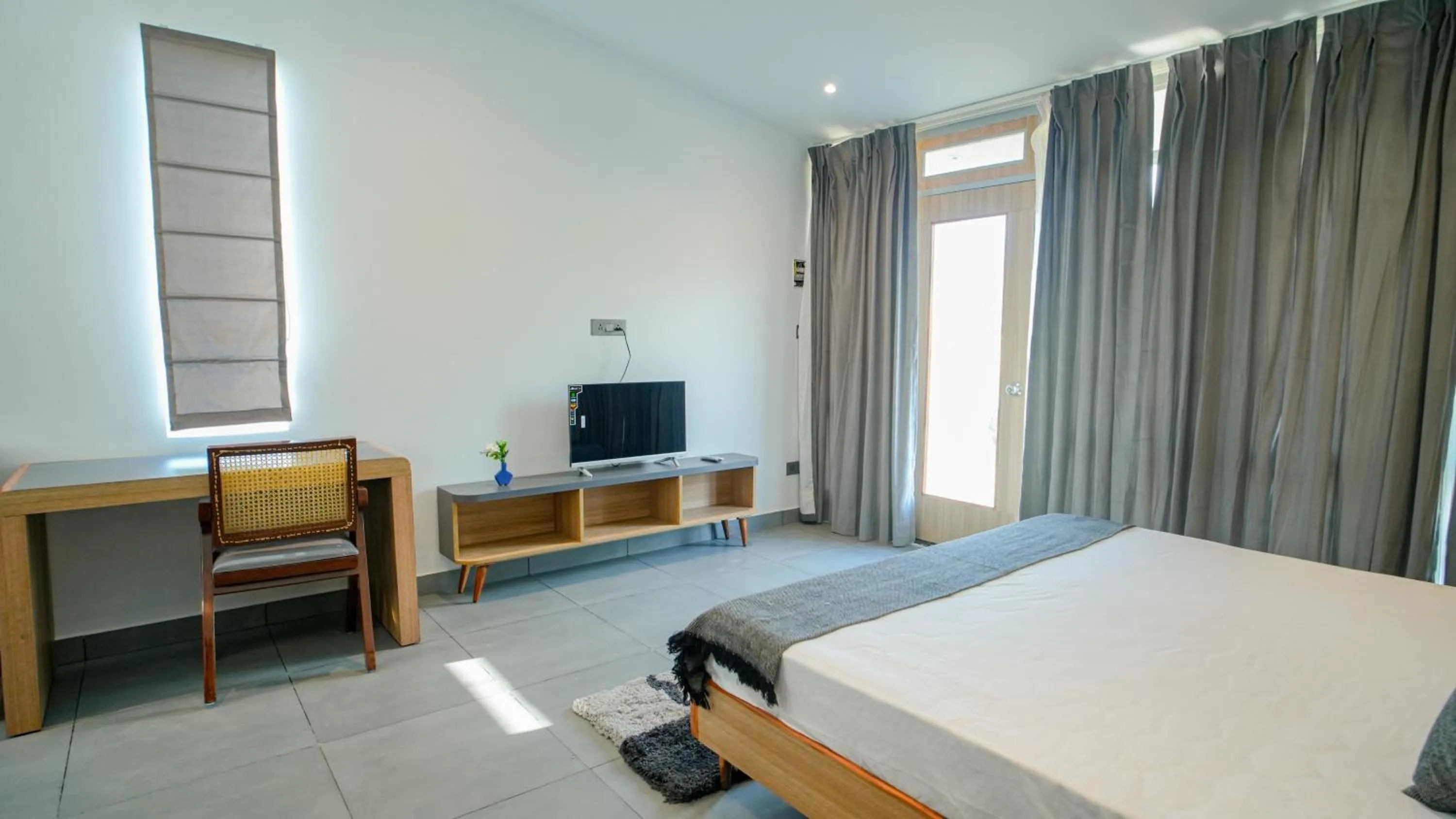 TV and multimedia, Bed in Bir Valley Retreat