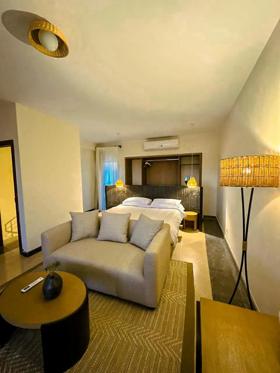 Bed in The Zen Wellness Resort