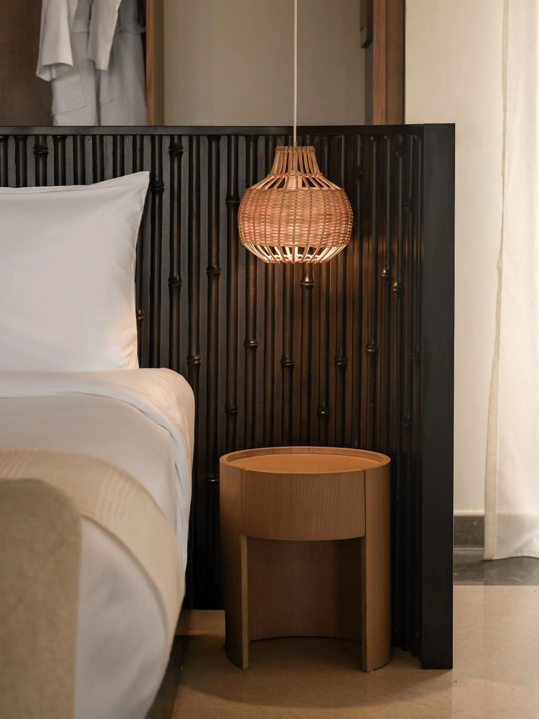 Bed in The Zen Wellness Resort