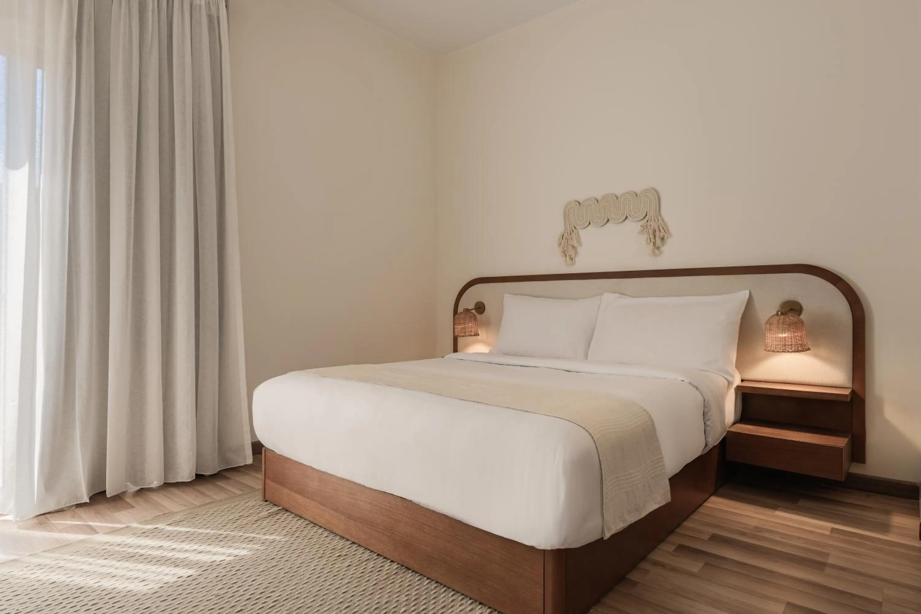 Bed in The Zen Wellness Resort