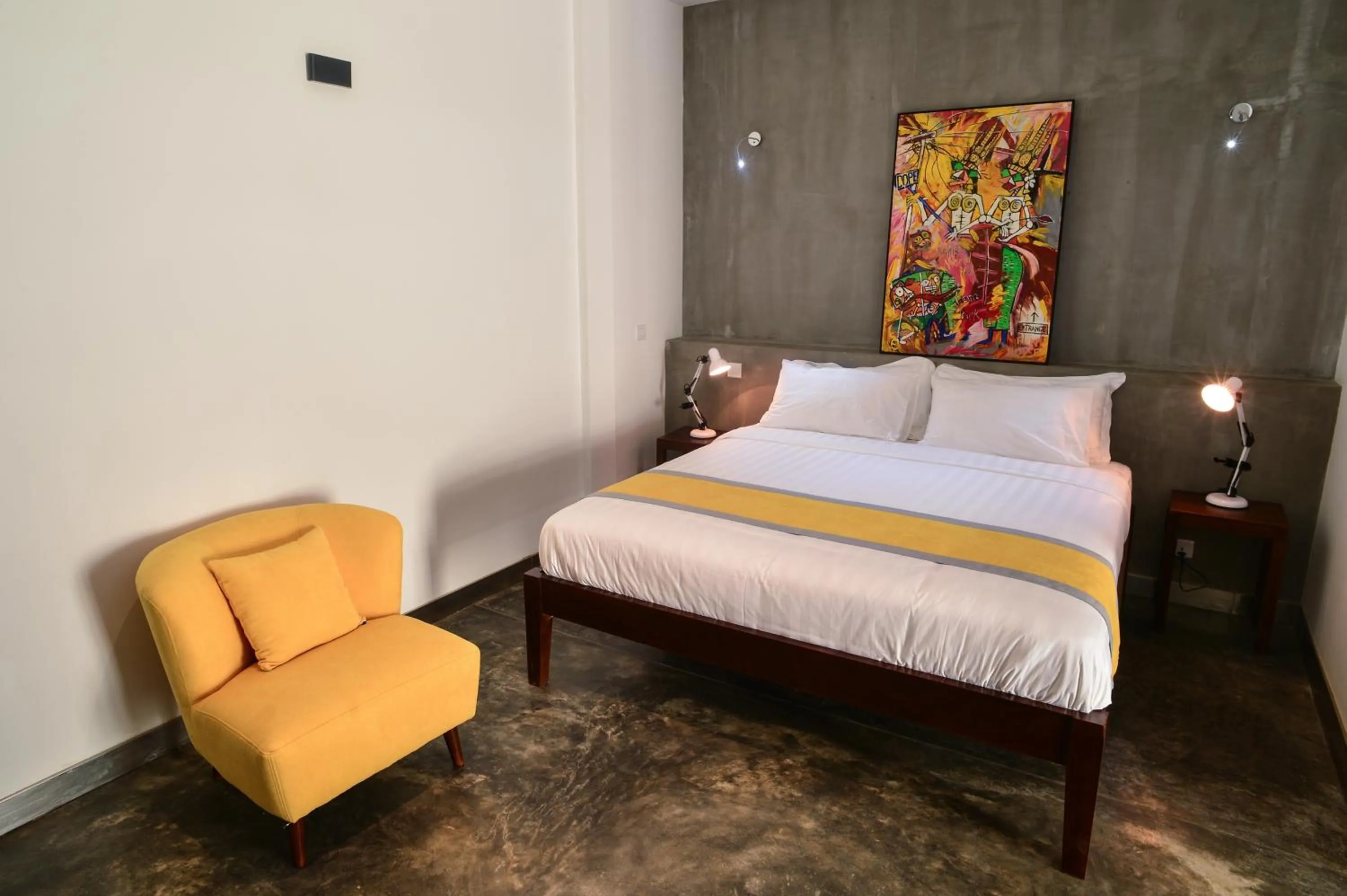 Bedroom, Bed in Villa Grange