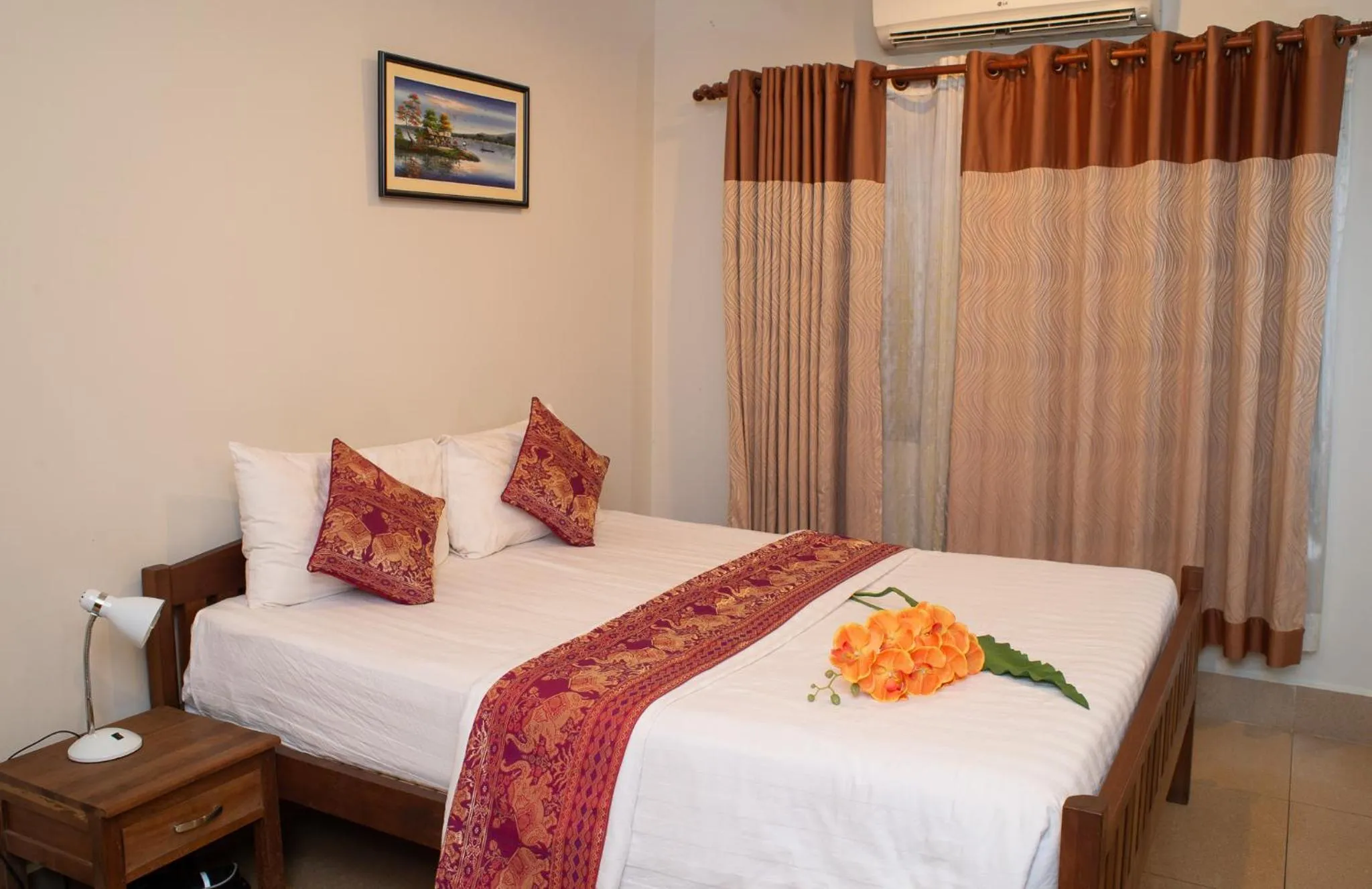 Bedroom, Bed in Villa Grange