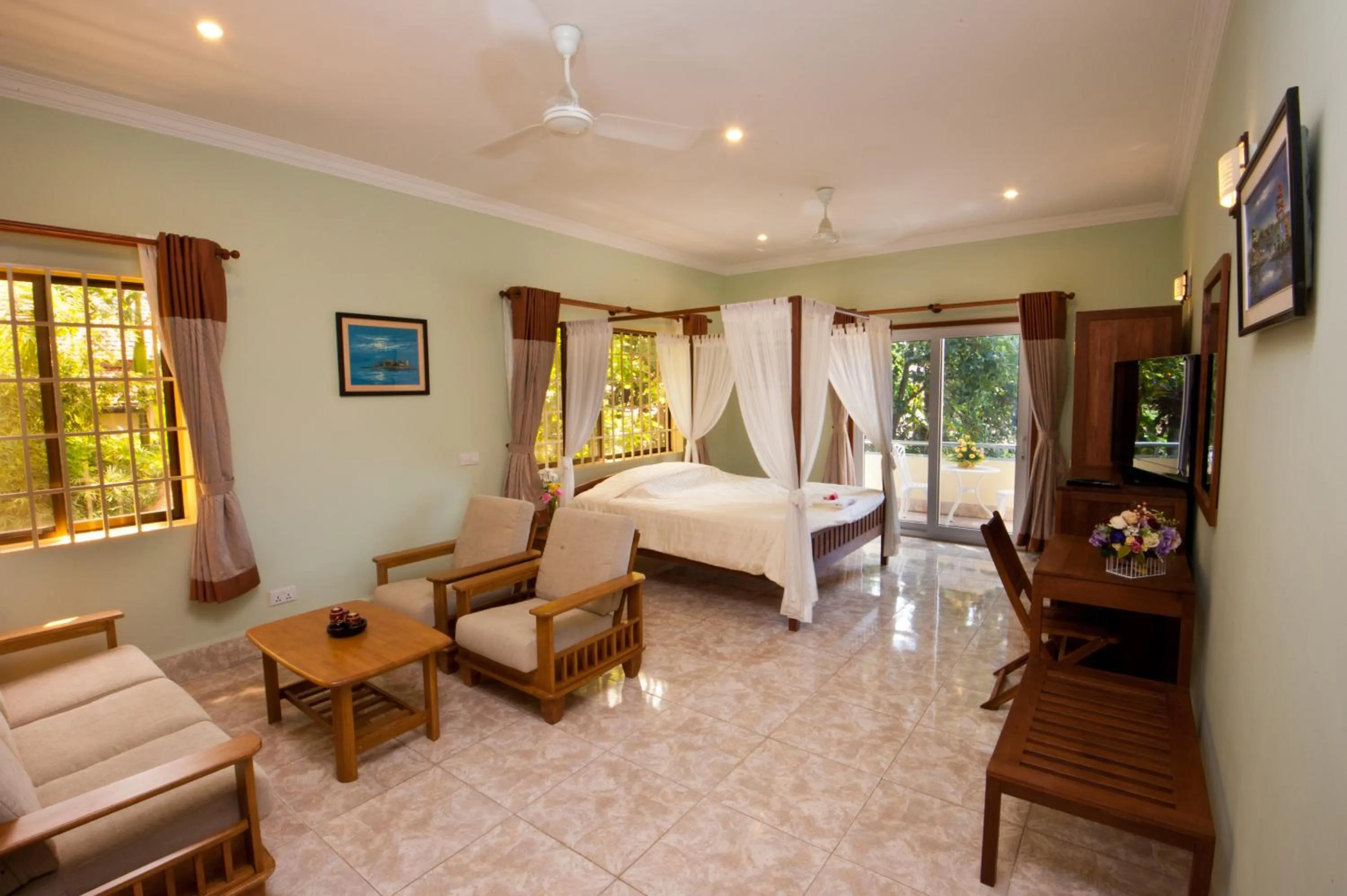 Bedroom, Bed in Villa Grange