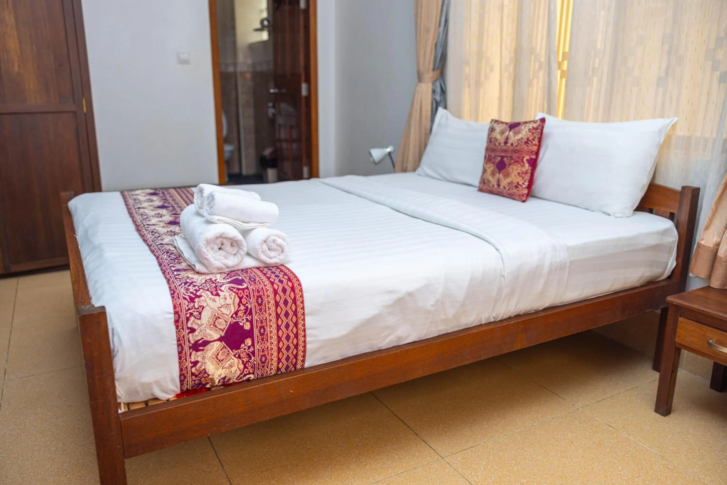 Bedroom, Bed in Villa Grange