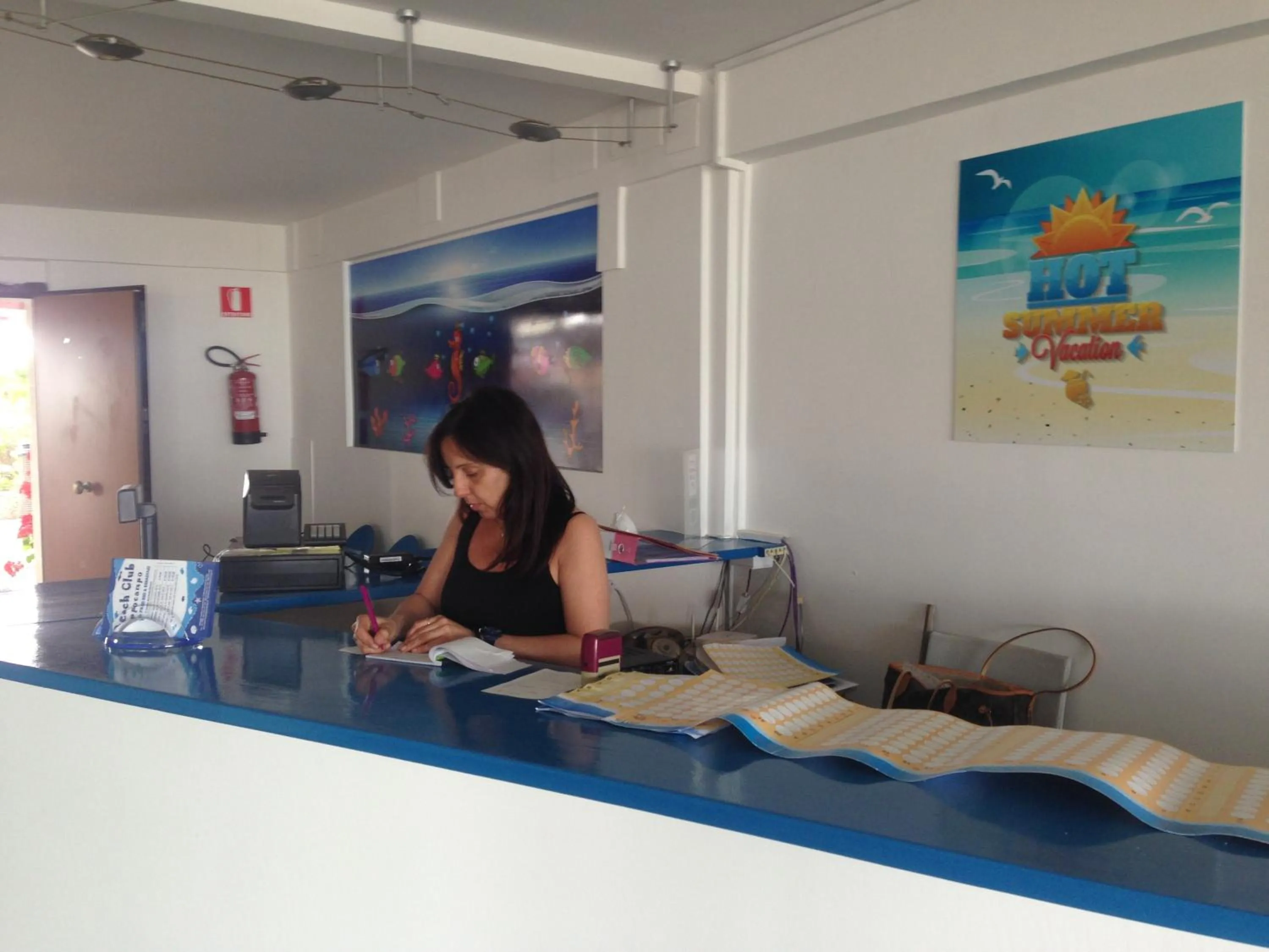 Staff in Beach Club Ippocampo