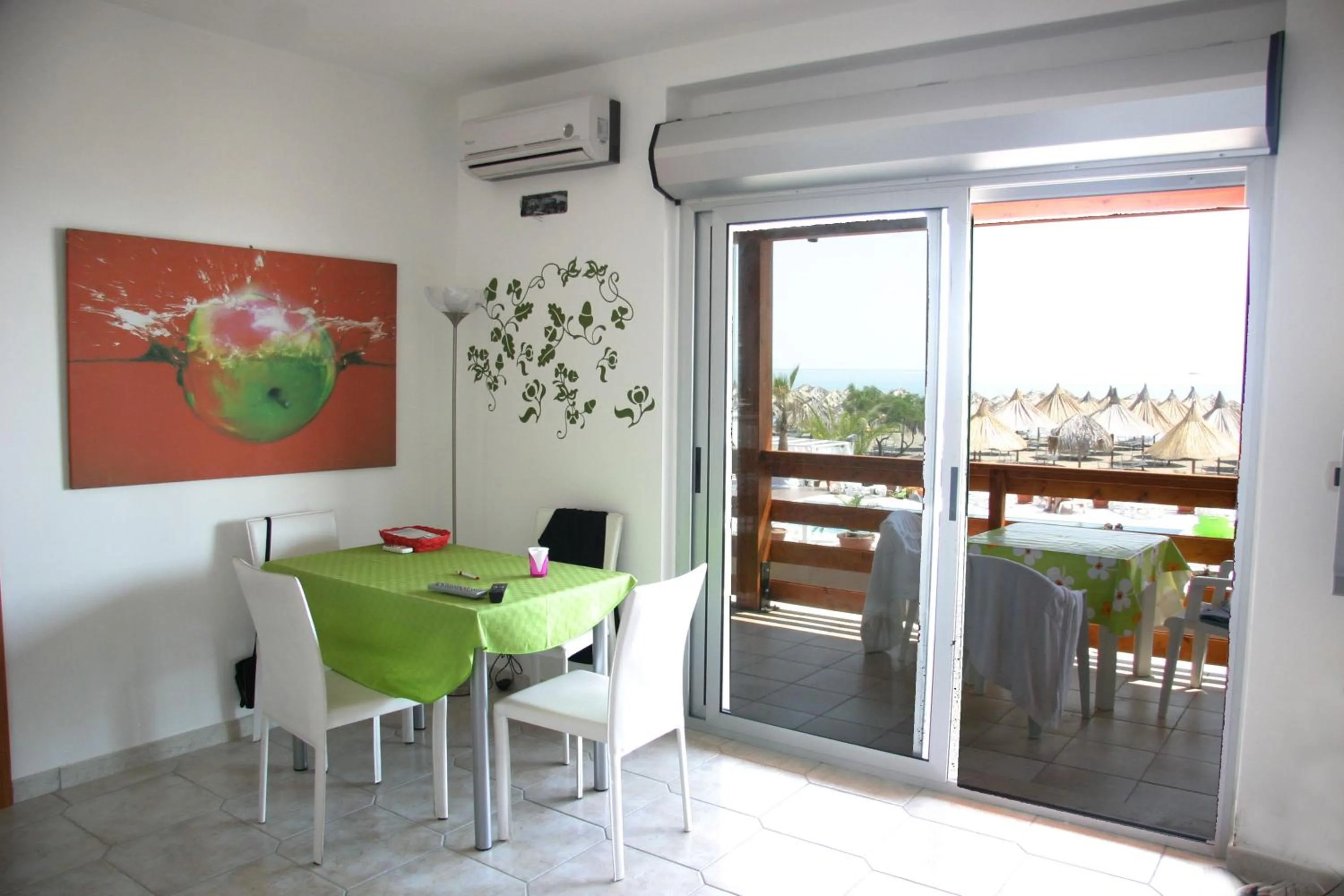 Dining area in Beach Club Ippocampo