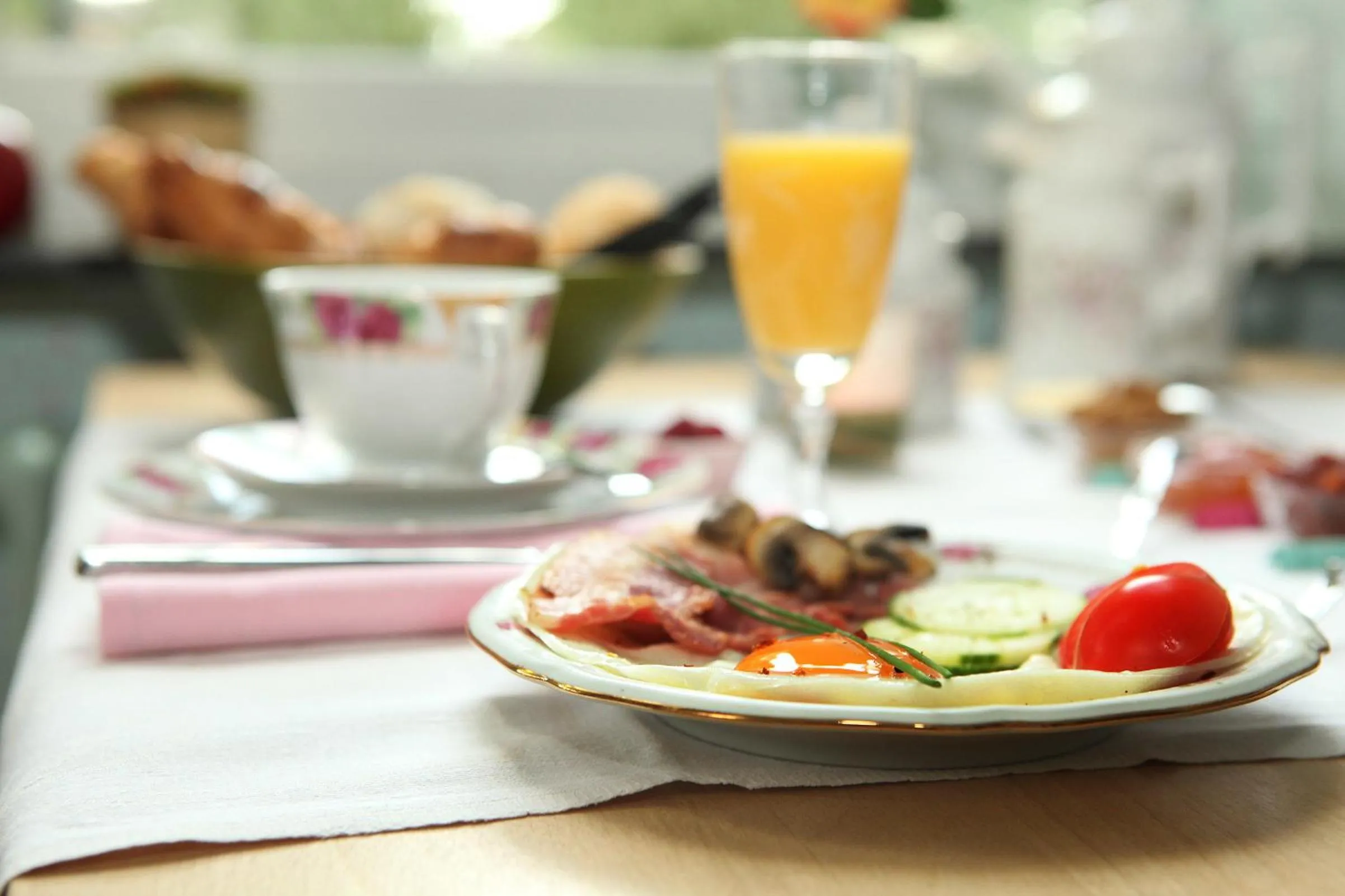 Food and drinks in B&B Villa Emma