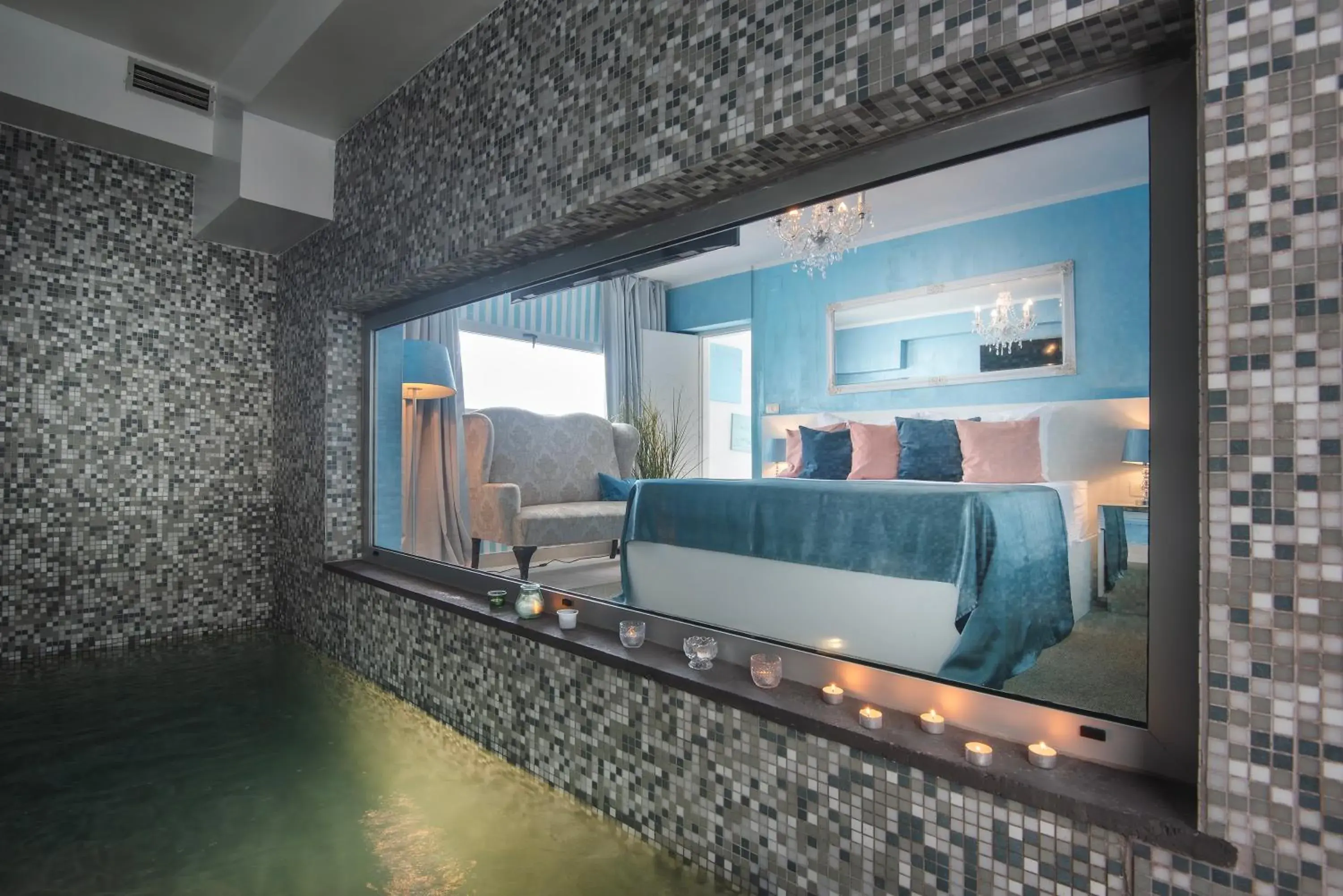 Deluxe Room with Indoor pool in Monvidal by Bura Hotels - Adults Only Deluxe Room with Indoor pool in Monvidal by Bura Hotels - Adults Only
