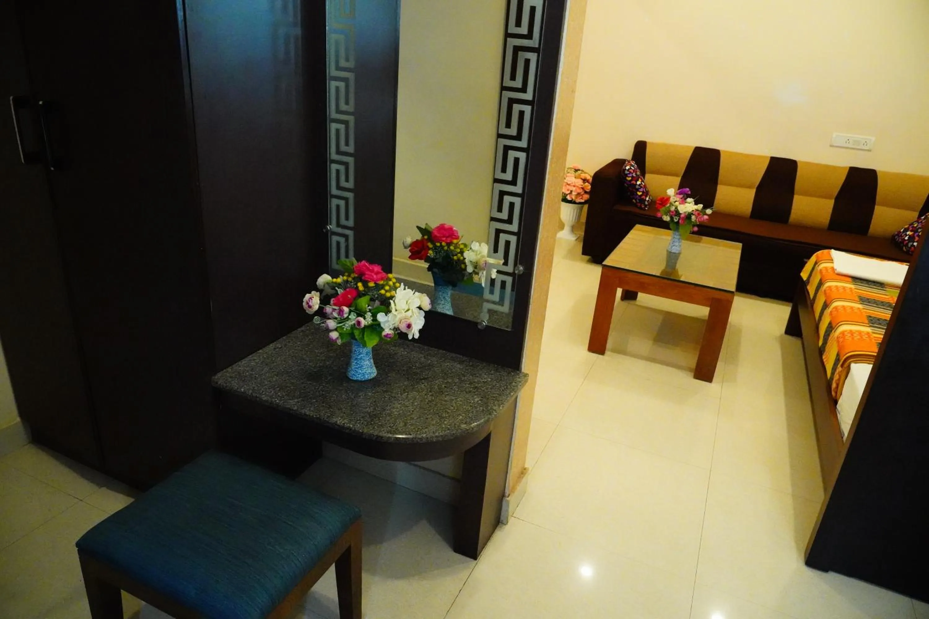 Bed in Vinayagam Residency