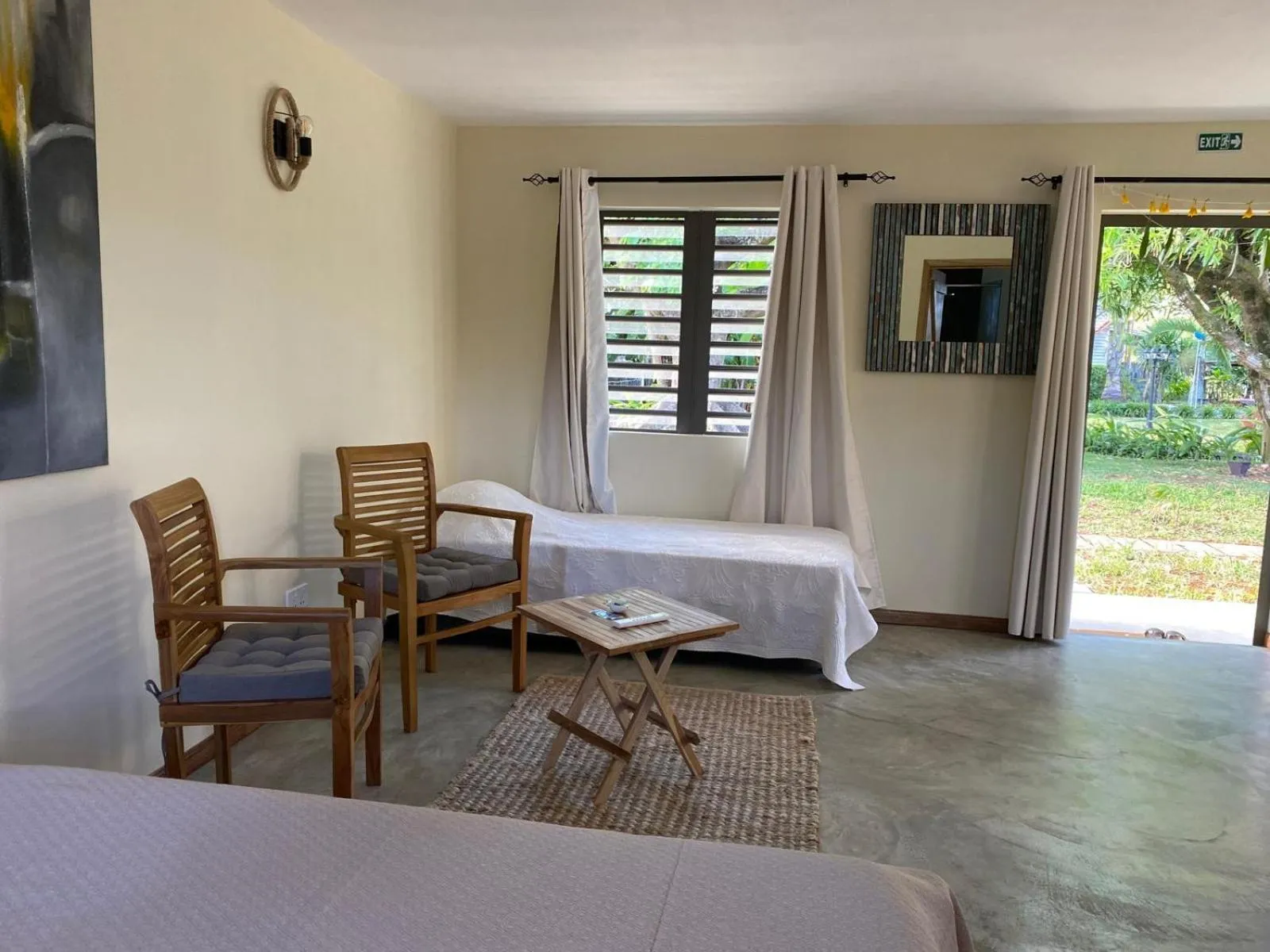 Bed in Le Jardin de Beau Vallon