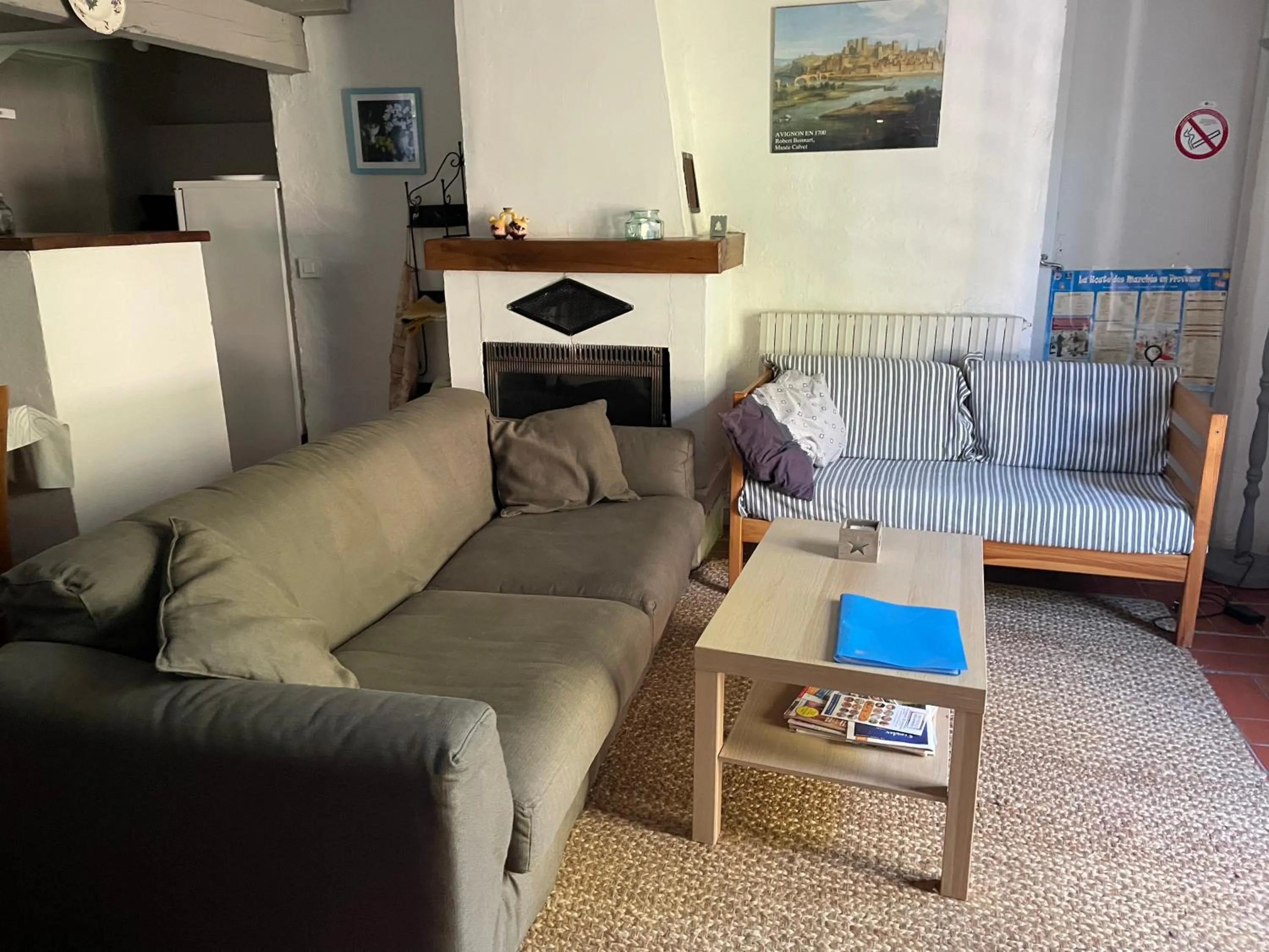 Living room in Mas Grimaud - Gîte- Studio et chambres d'hôtes familiales