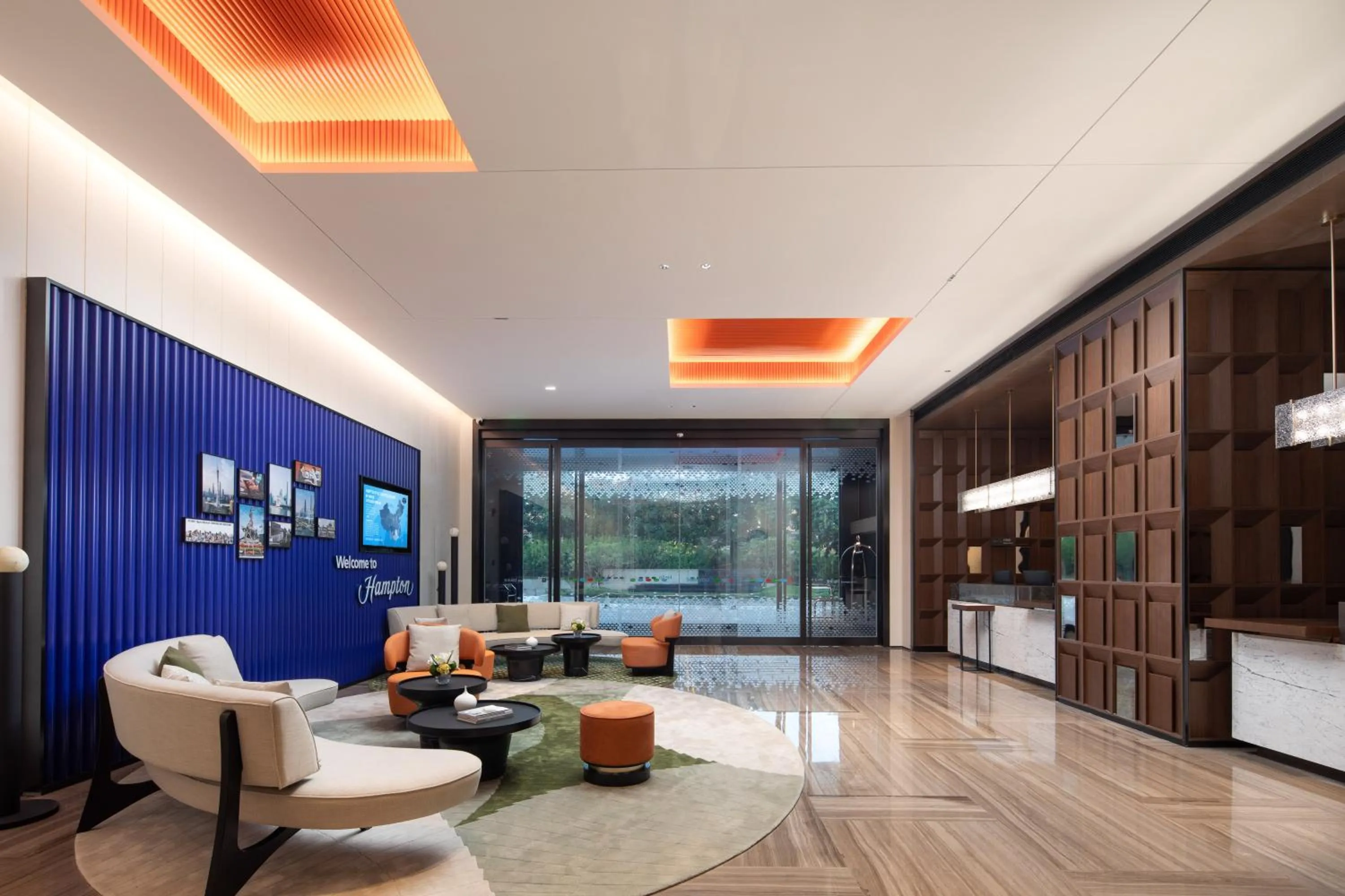 Lobby or reception in 广州新塘希尔顿欢朋酒店-广交会期间免费穿梭巴士往返展馆