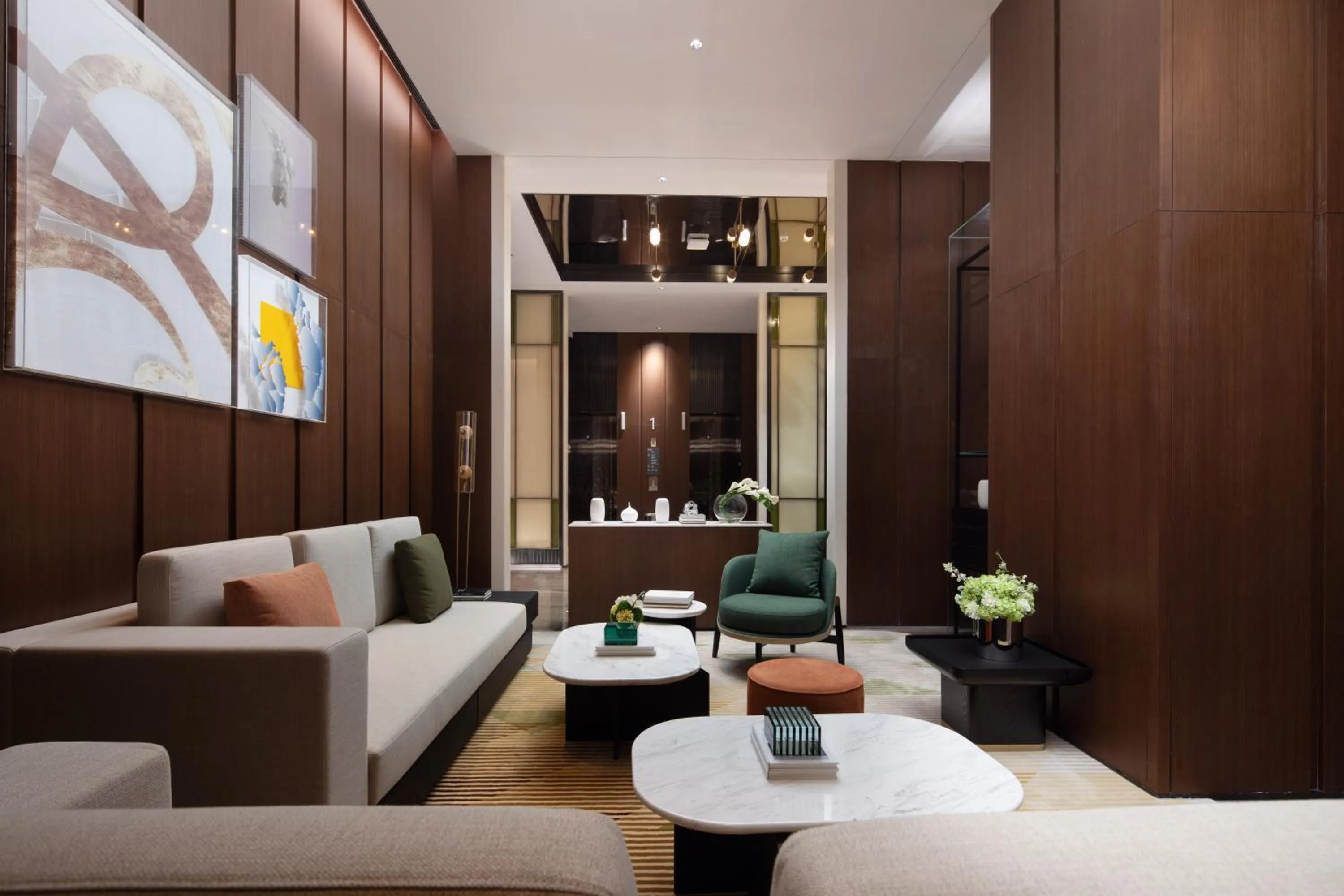 Seating area in 广州新塘希尔顿欢朋酒店-广交会期间免费穿梭巴士往返展馆