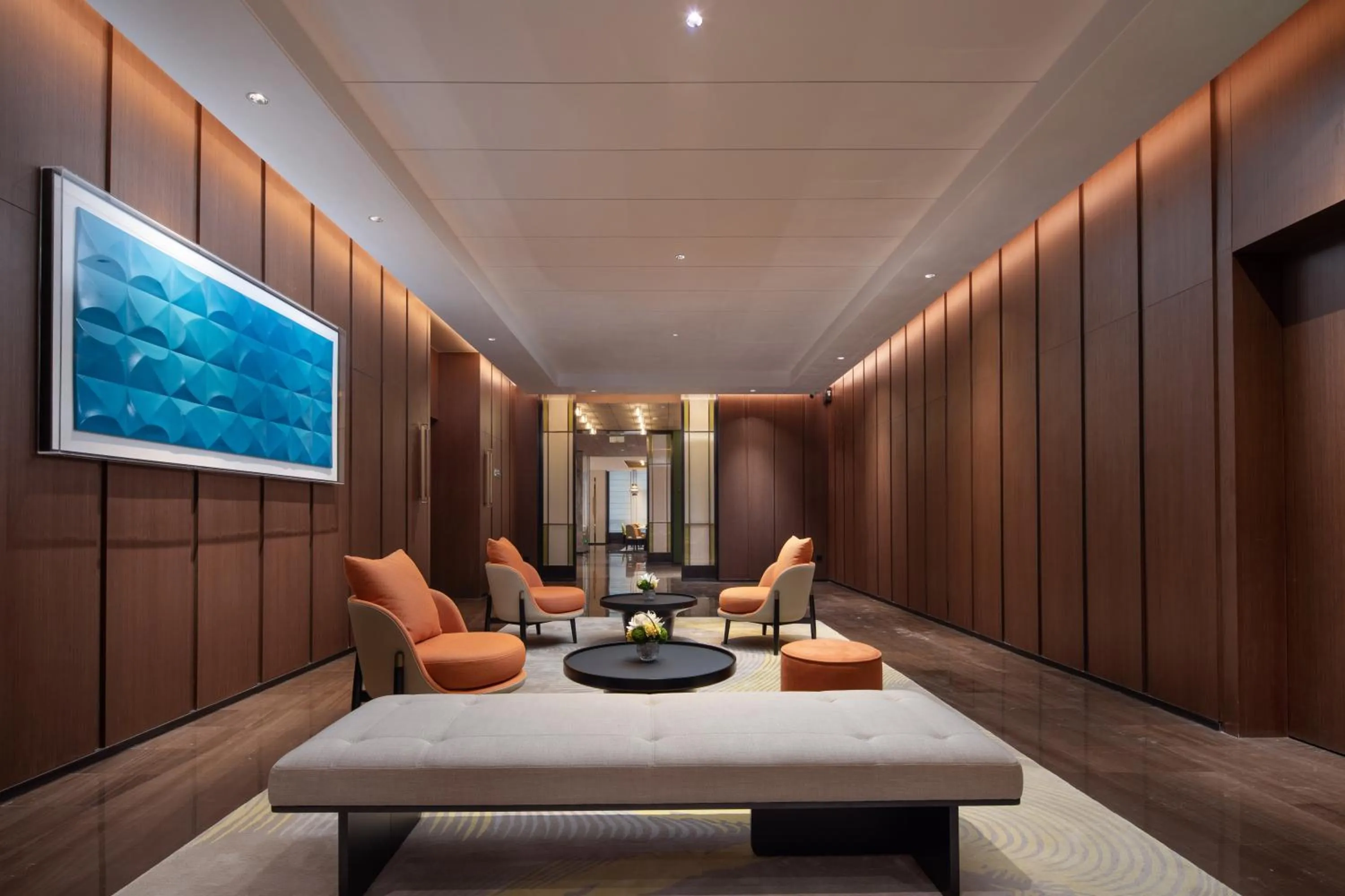 Seating area in 广州新塘希尔顿欢朋酒店-广交会期间免费穿梭巴士往返展馆