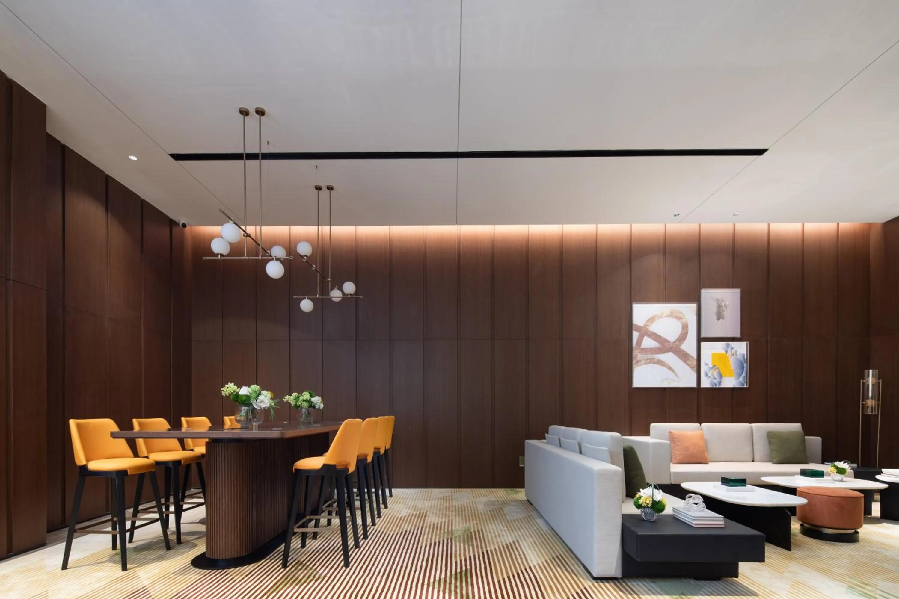 Seating area in 广州新塘希尔顿欢朋酒店-广交会期间免费穿梭巴士往返展馆