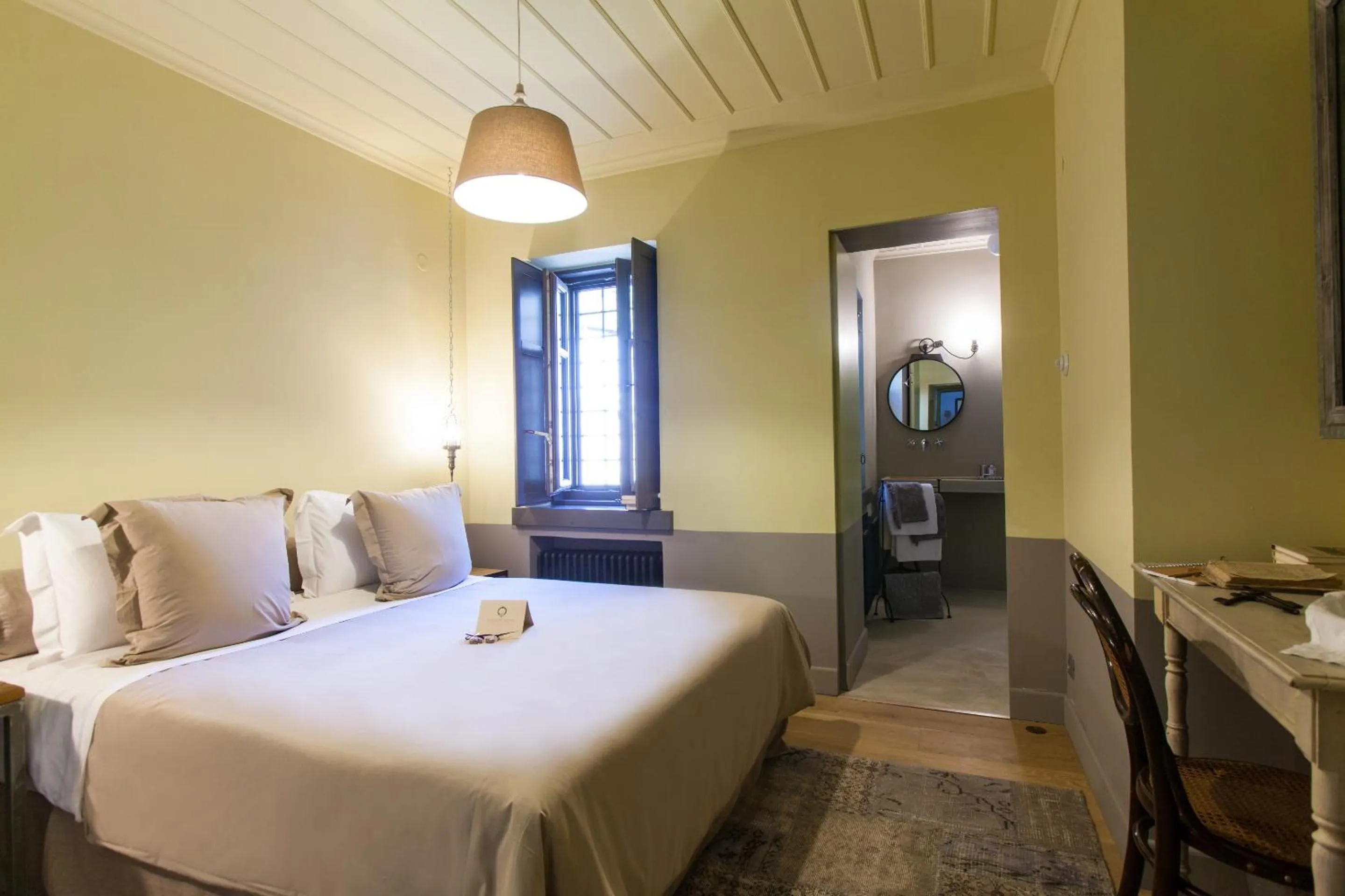 Bed in Apeiros Chora Hotel