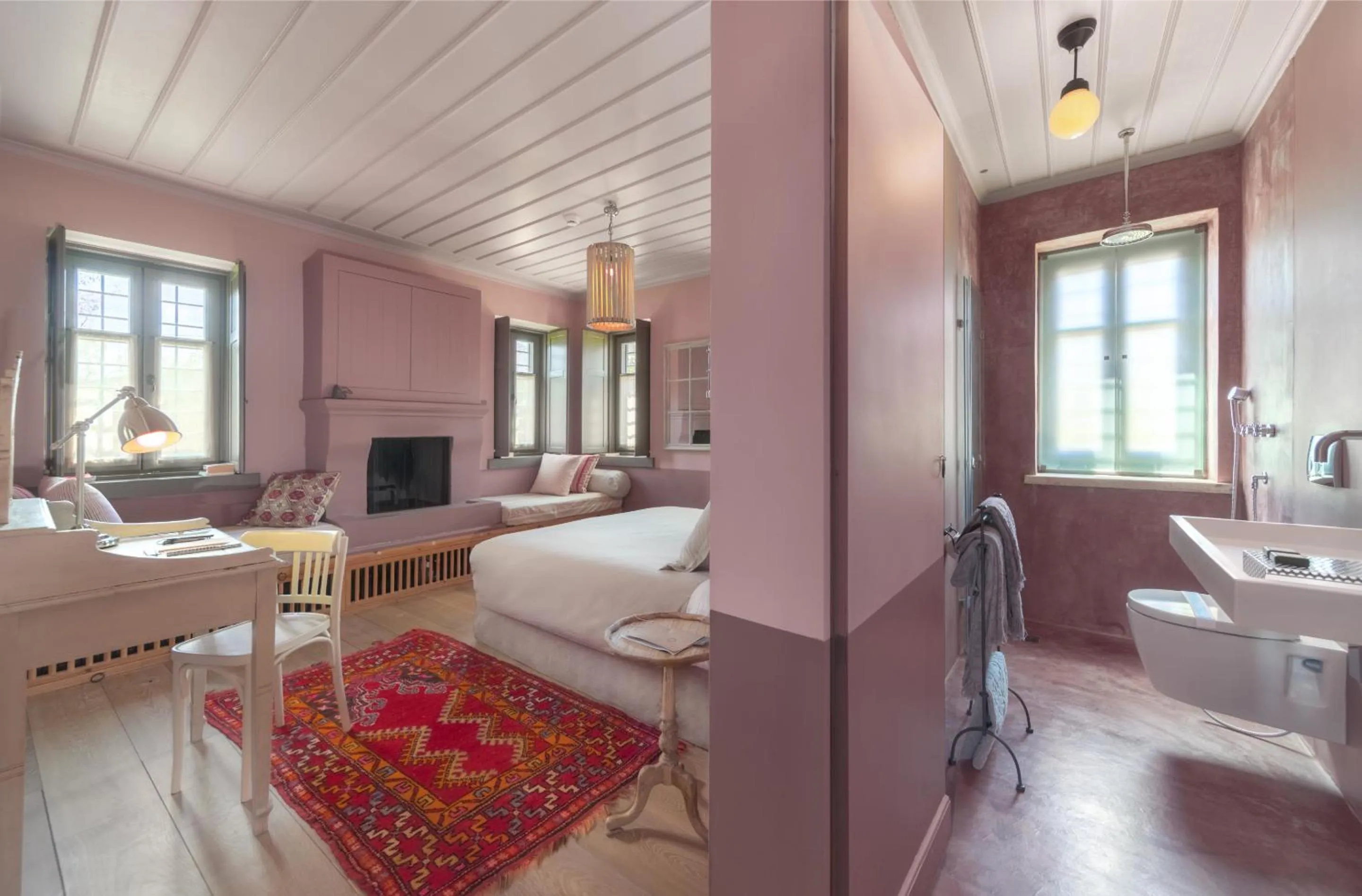 Bed in Apeiros Chora Hotel