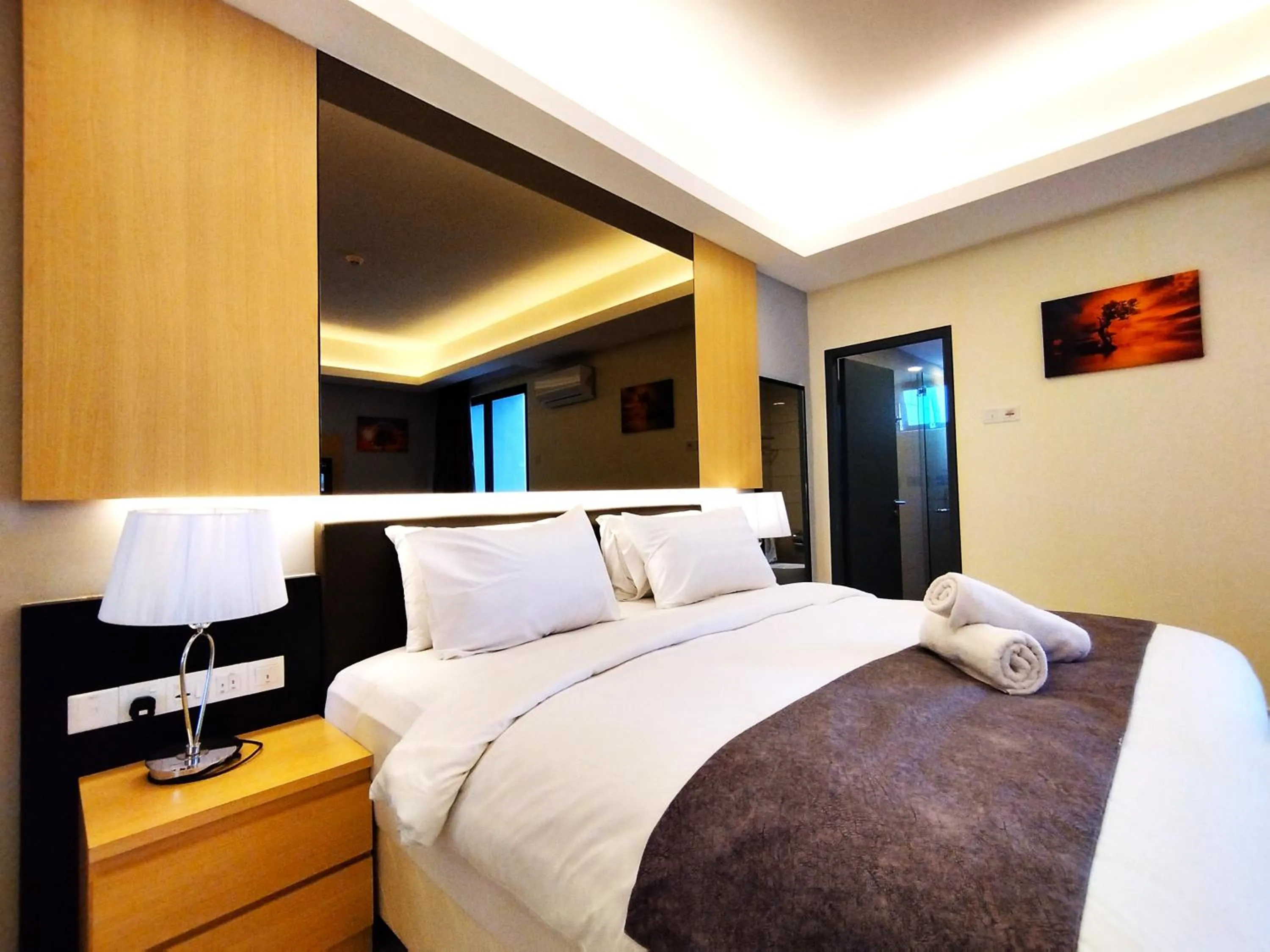 Bed in GENTING FoggyCold StayCation AT Ion Delemen By HAPYHOME