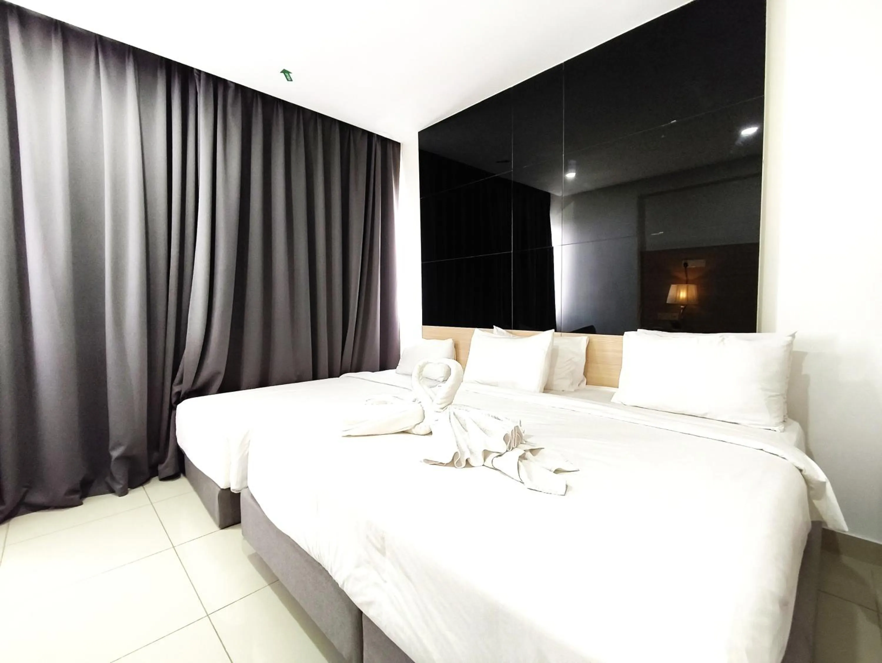 Bedroom, Bed in GENTING FoggyCold StayCation AT Ion Delemen By HAPYHOME