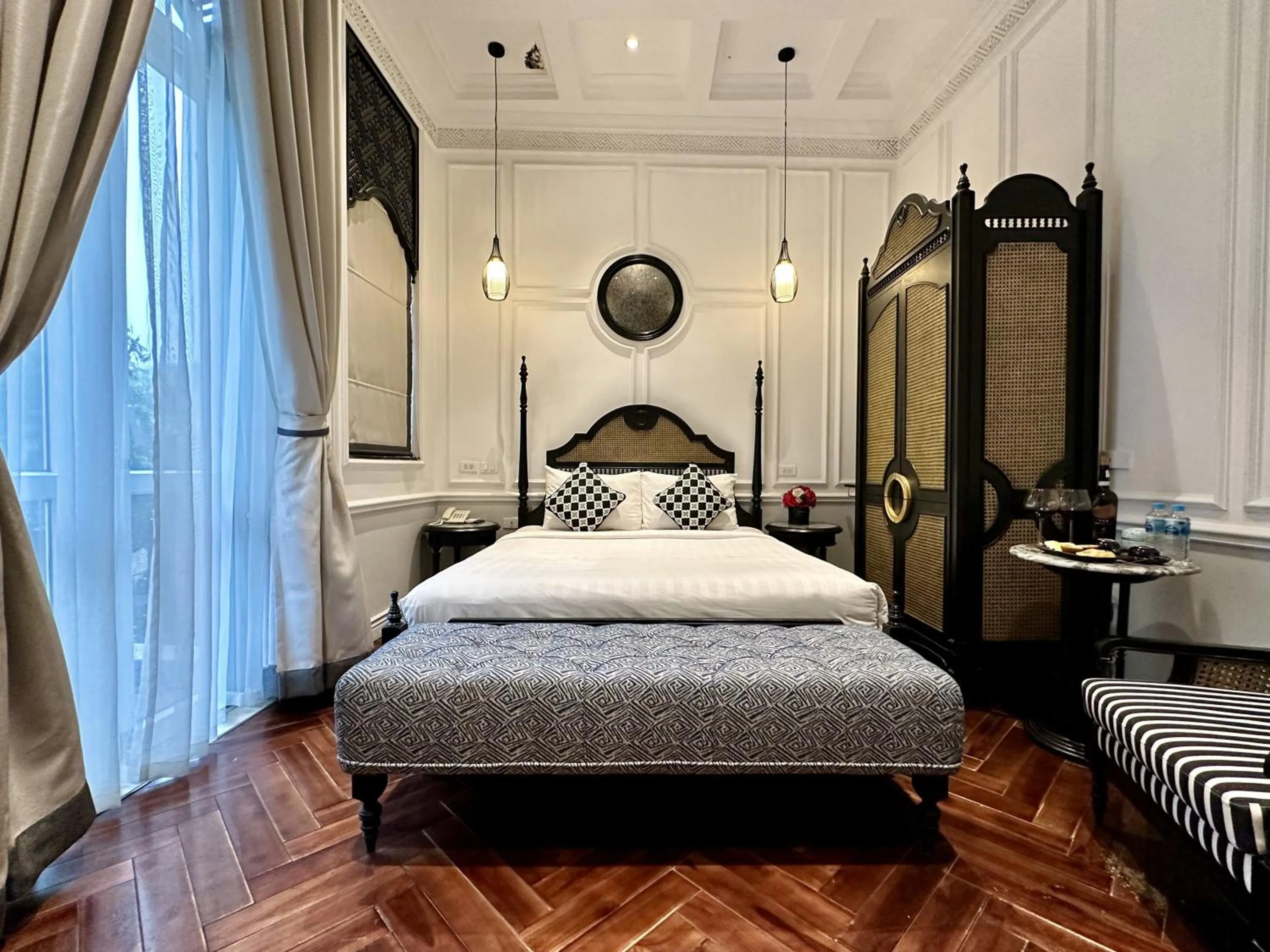 Bed in Hanoi Graceful Hotel and Travel