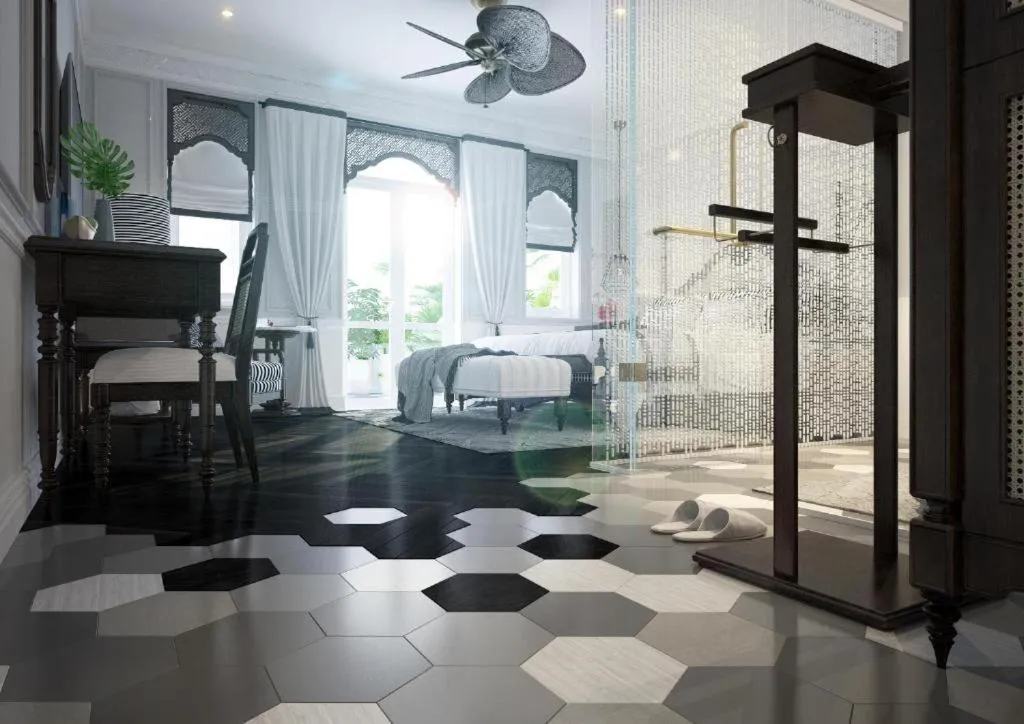 Photo of the whole room, Bed in Hanoi Graceful Hotel and Travel