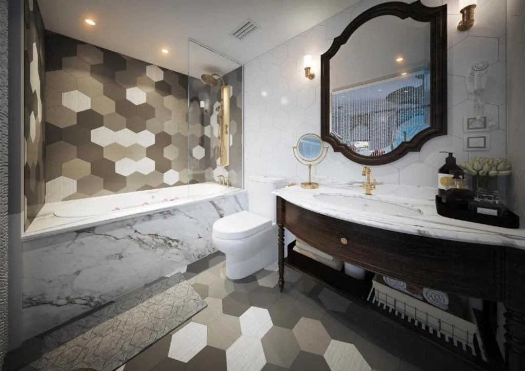 Bathroom in Hanoi Graceful Hotel and Travel