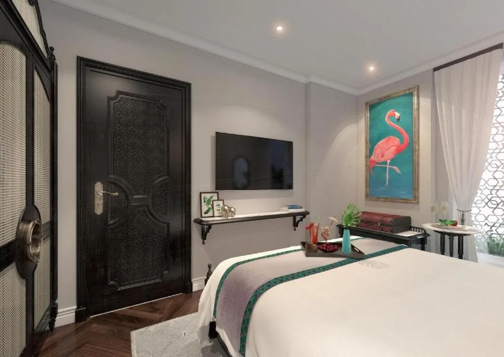 Bed in Hanoi Graceful Hotel and Travel