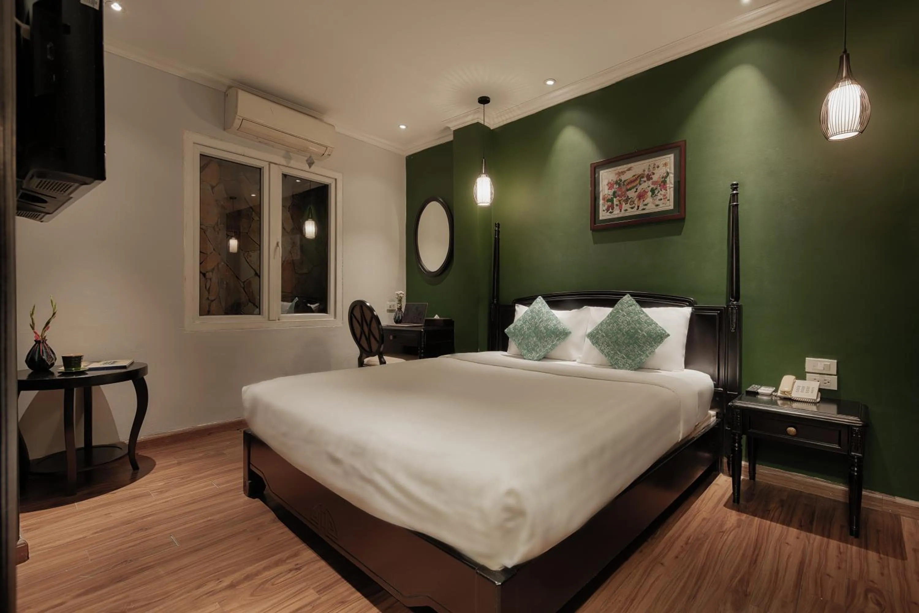 Bed in Hanoi Graceful Hotel and Travel