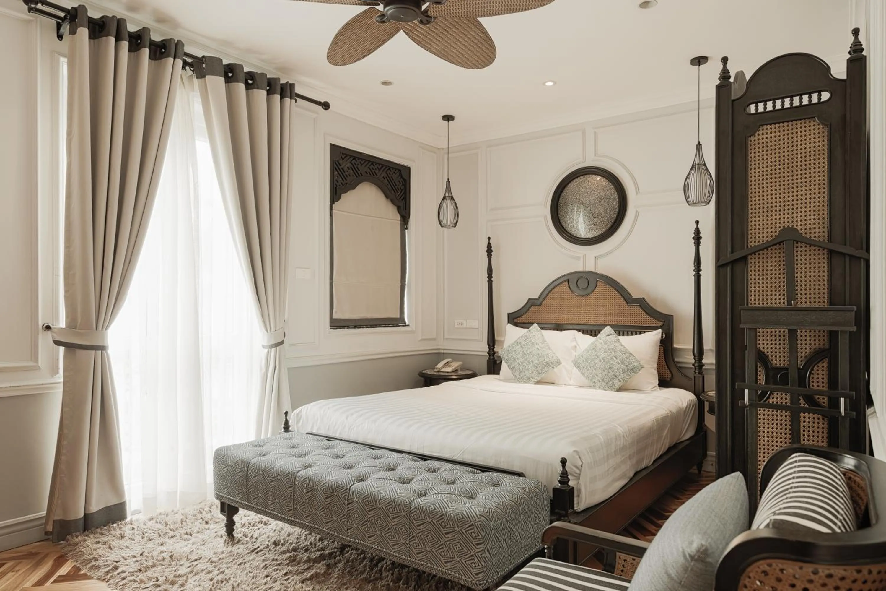 Bed in Hanoi Graceful Hotel and Travel