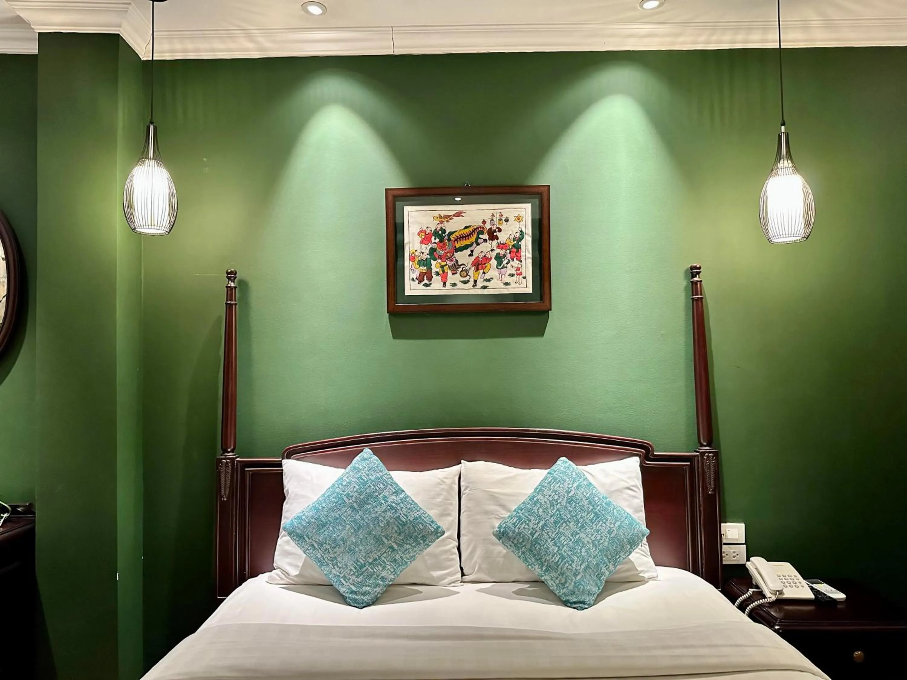 Bed in Hanoi Graceful Hotel and Travel