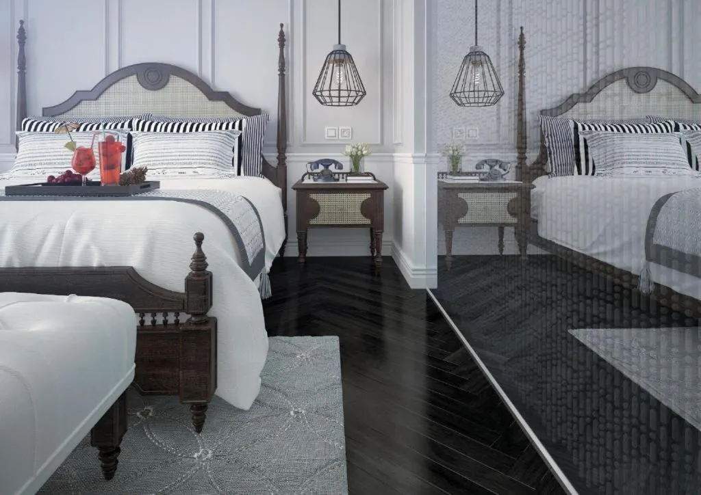 Bed in Hanoi Graceful Hotel and Travel