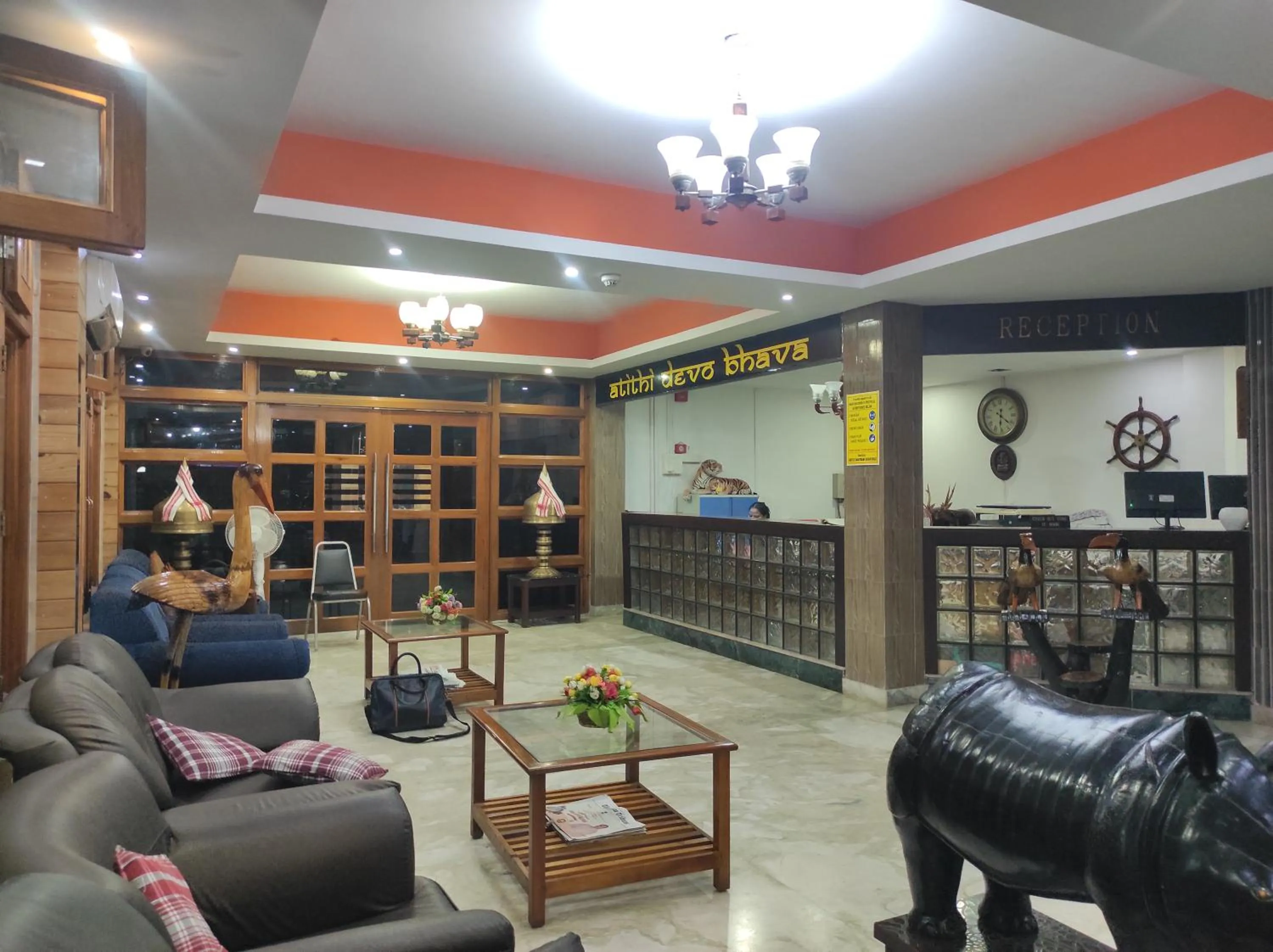 Lobby or reception in Hotel Sanjivani Heritage Top Best Budget Hotels in Dibrugarh, Assam