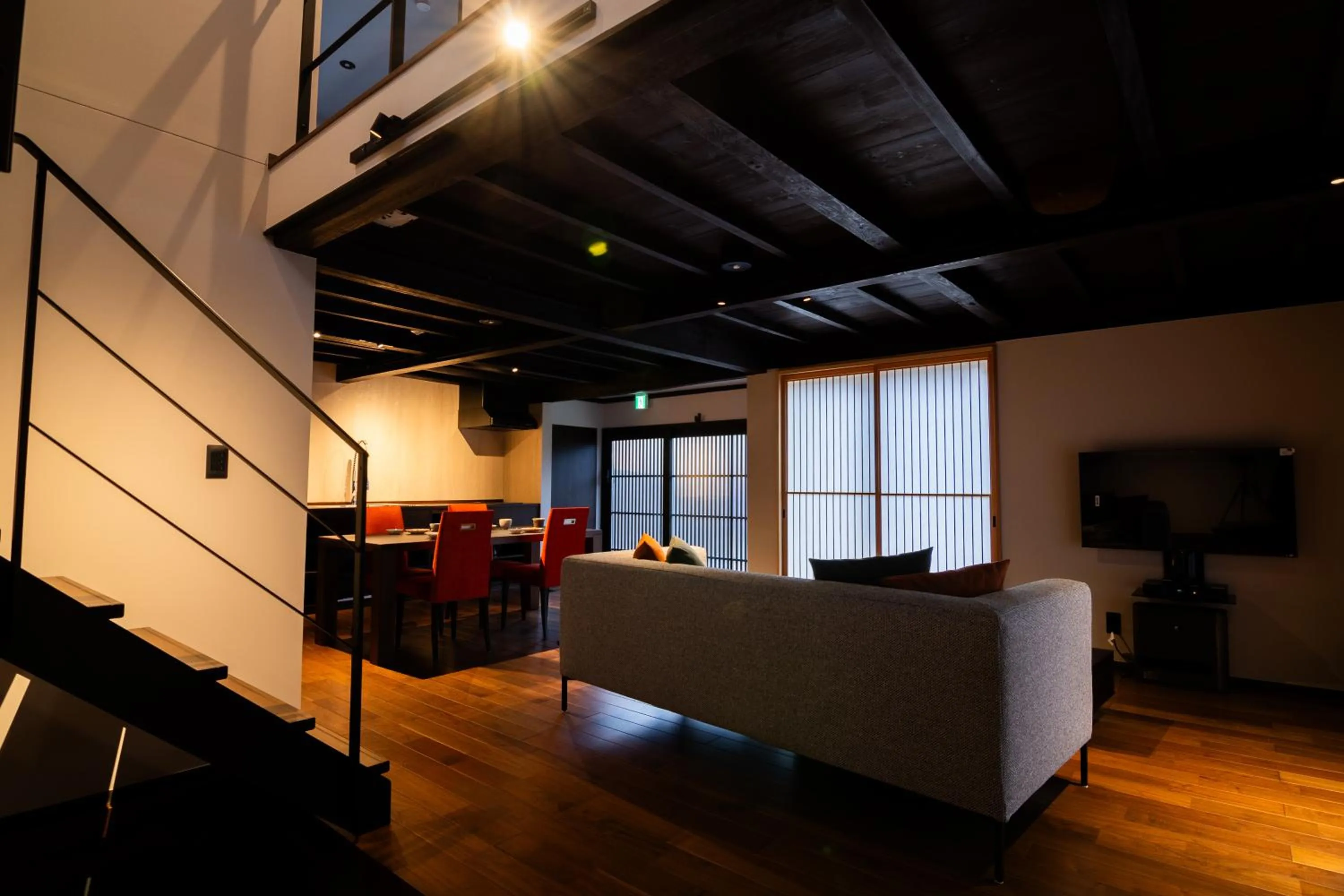 Living room in Auberge Homachi Mikuniminato