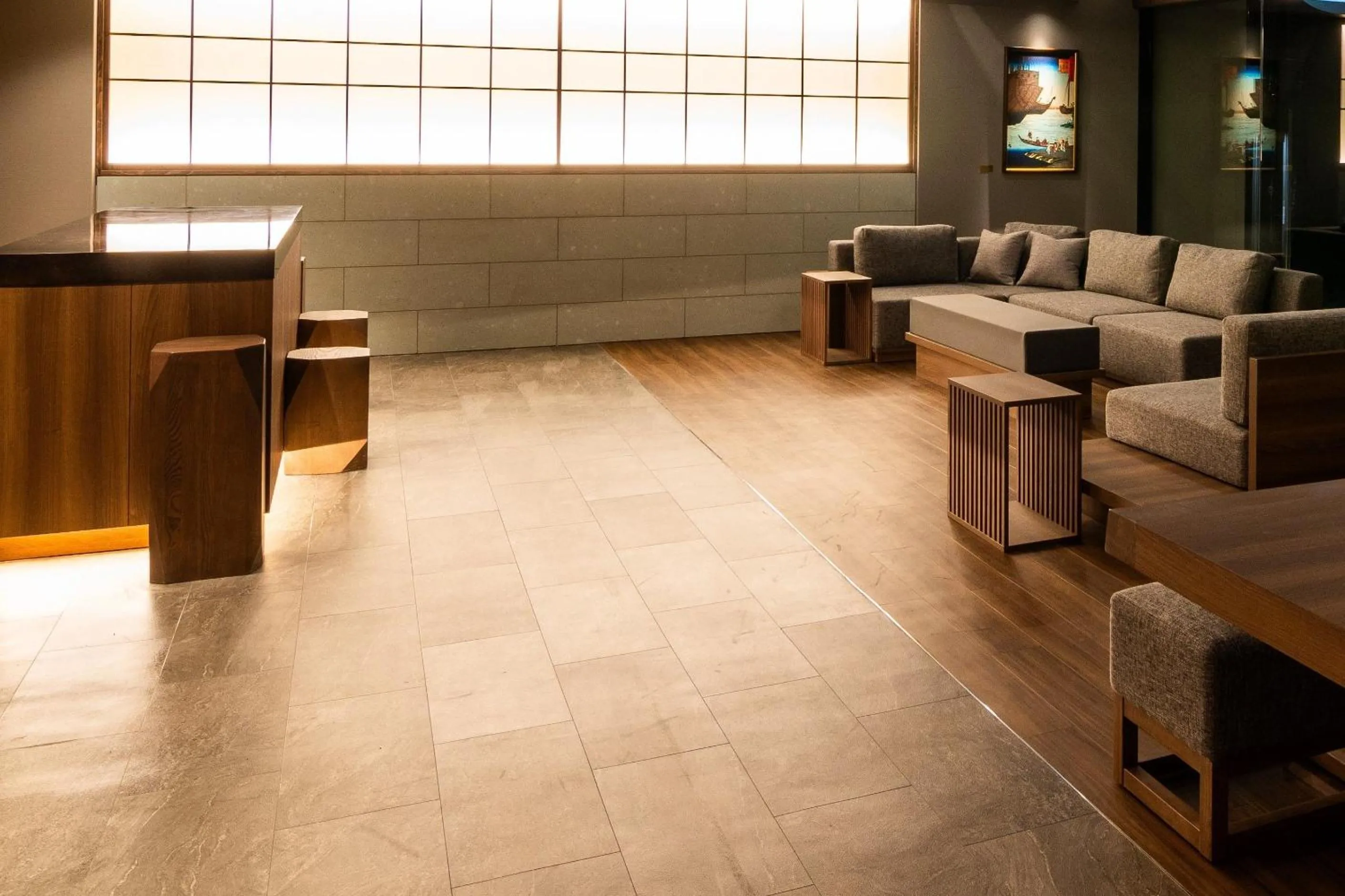 Lobby or reception in Auberge Homachi Mikuniminato