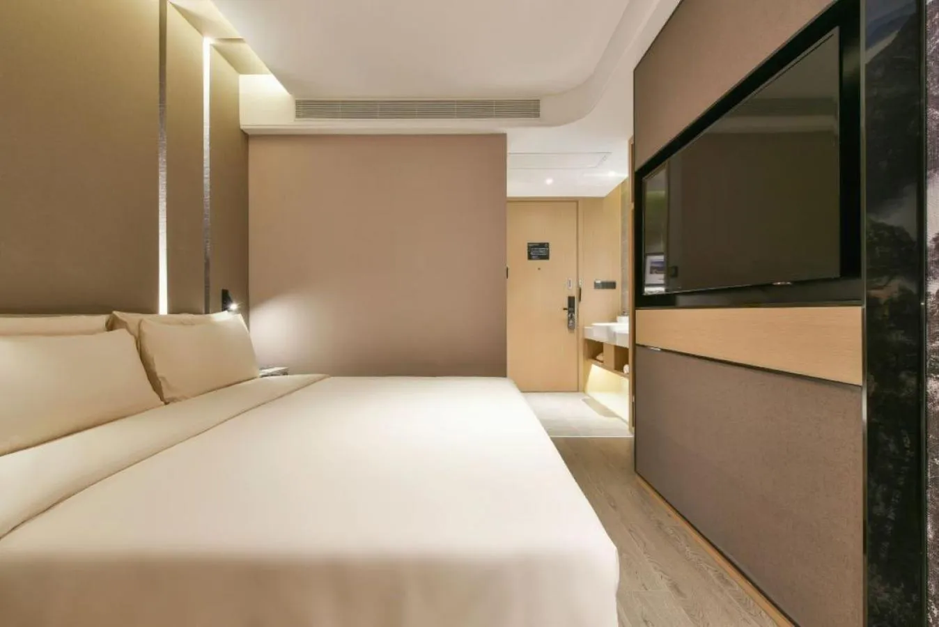 Bed in Atour Hotel Beijing Wangjing Science and Technology Park