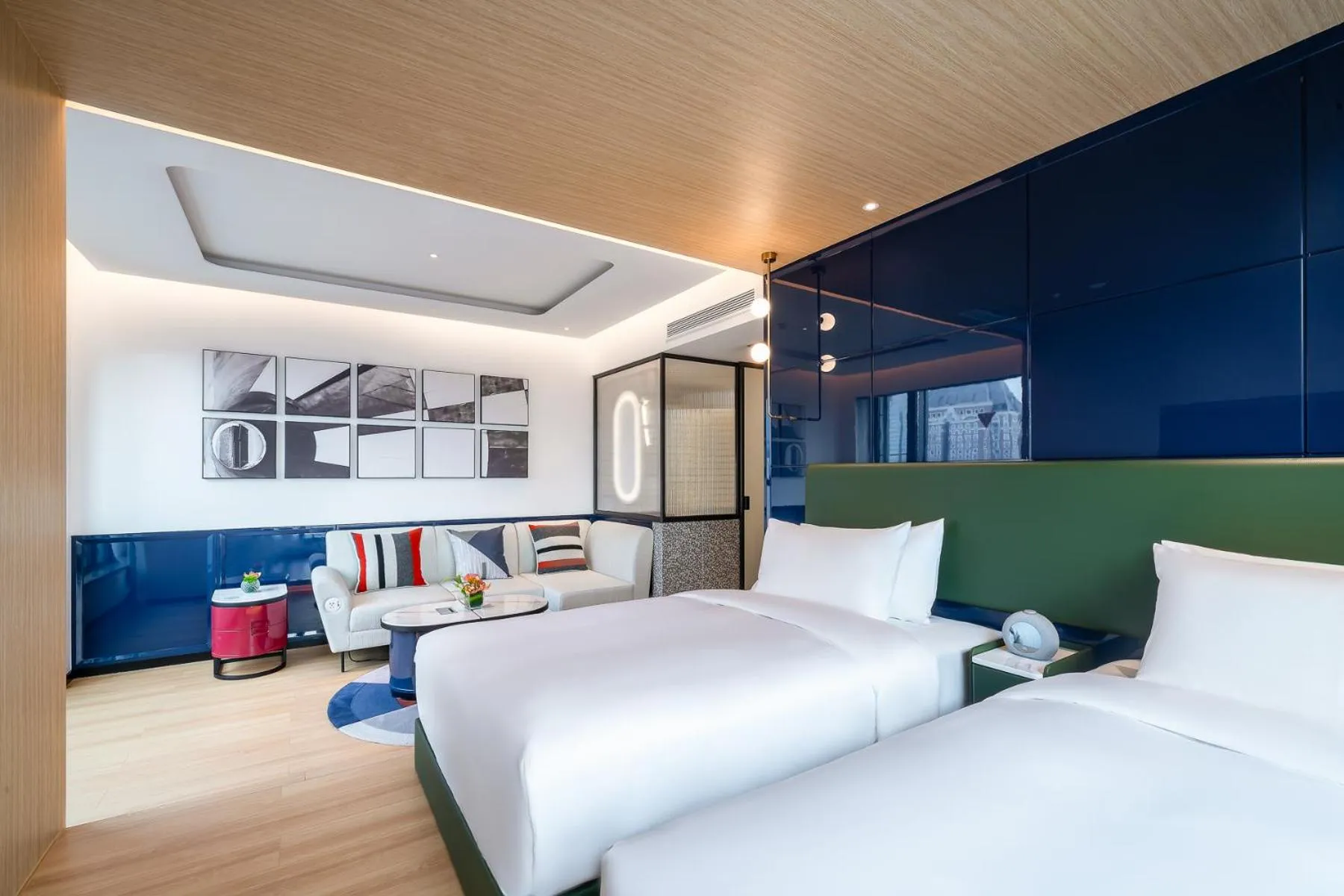 Bed in Atour Mansion Shanghai City Center