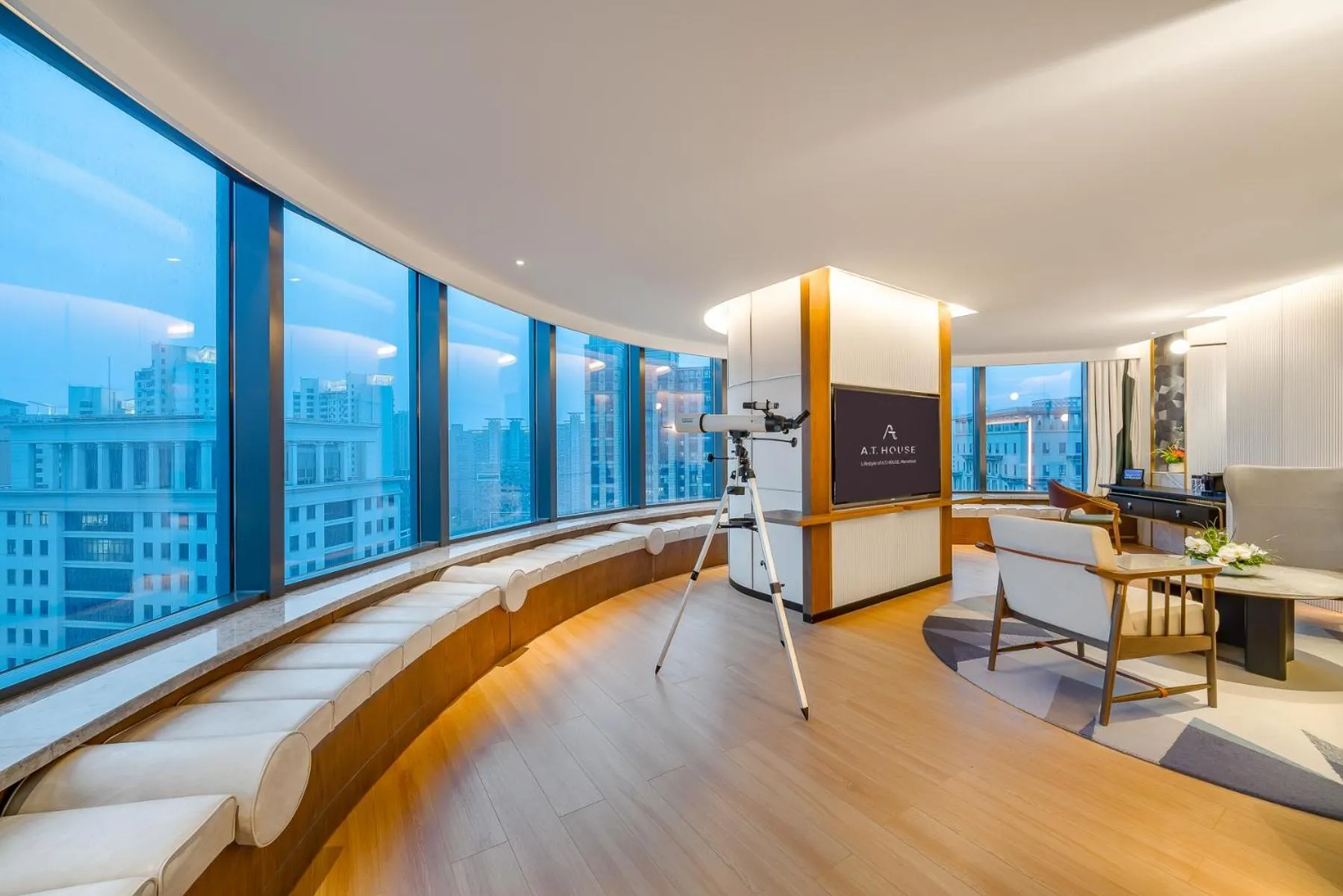 Living room in Atour Mansion Shanghai City Center