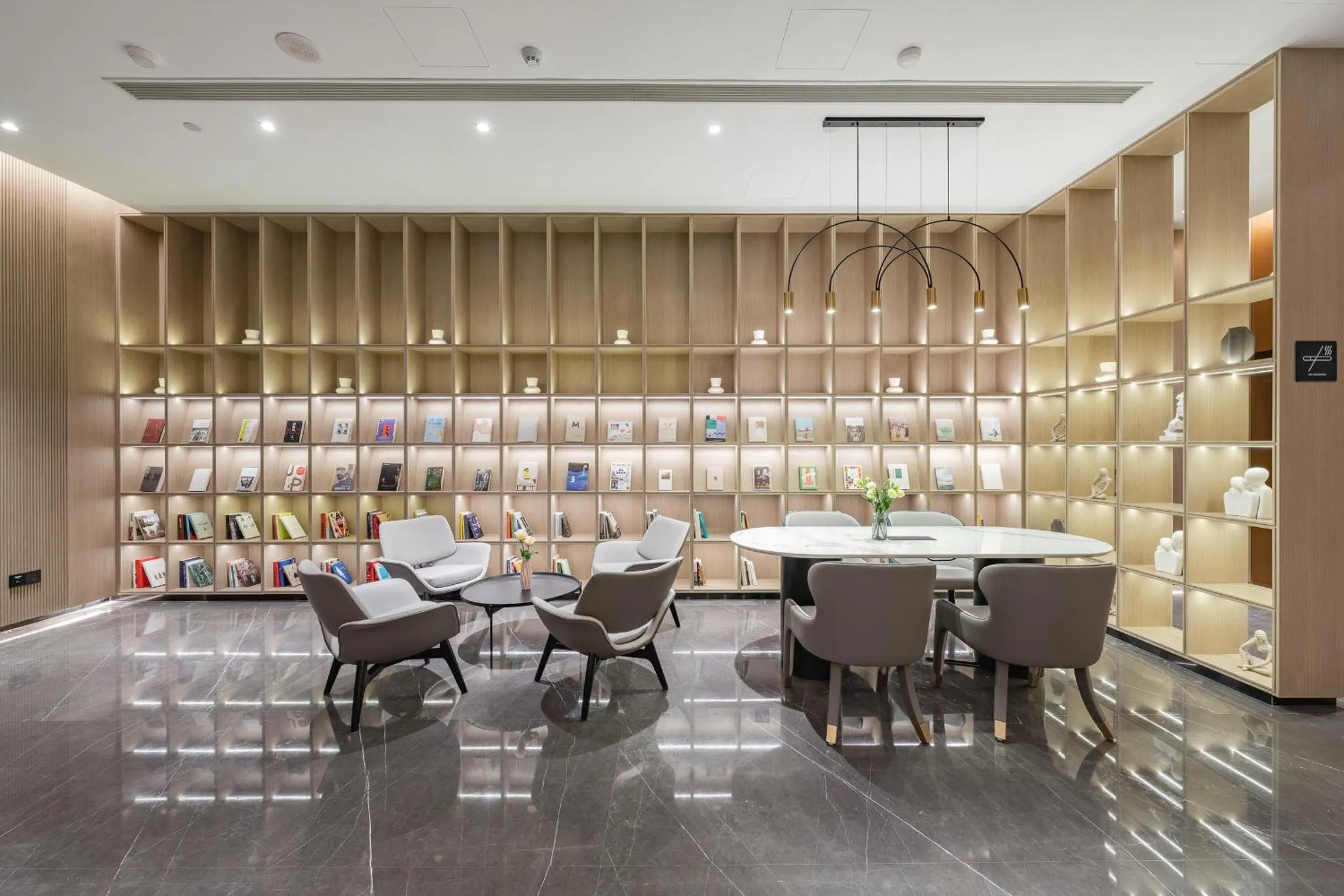 Seating area in Atour Hotel Shanghai Pudong Airport Chuansha Station