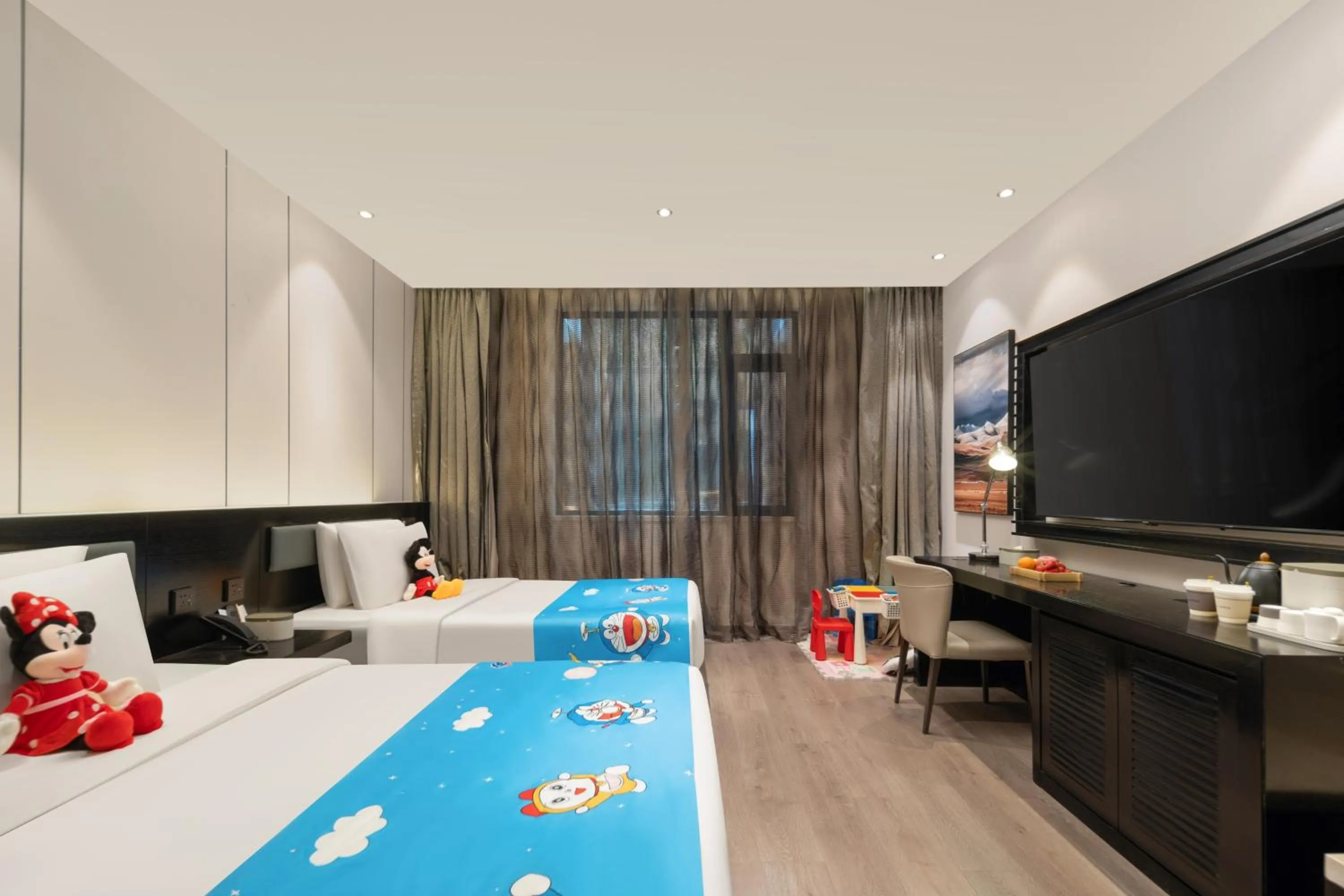 Bed in Atour X Hotel Shanghai International Tourism and Resort Safari Park