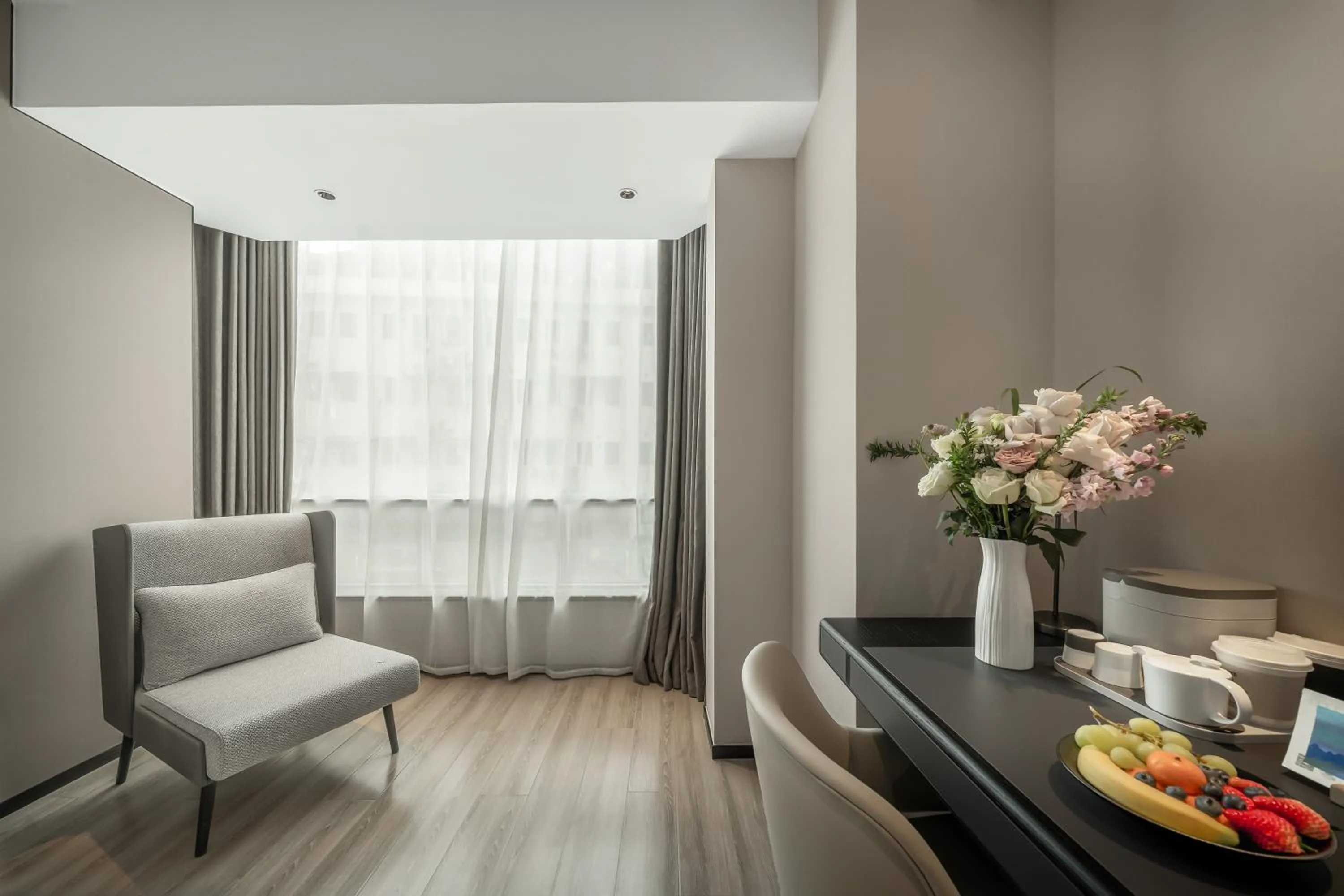 Living room in Atour Hotel Chengdu Taikoo Li Riverside